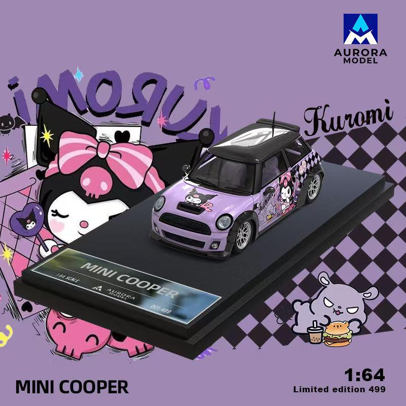 Aurora Model Mini Cooper S Hello Kitty Kuromi