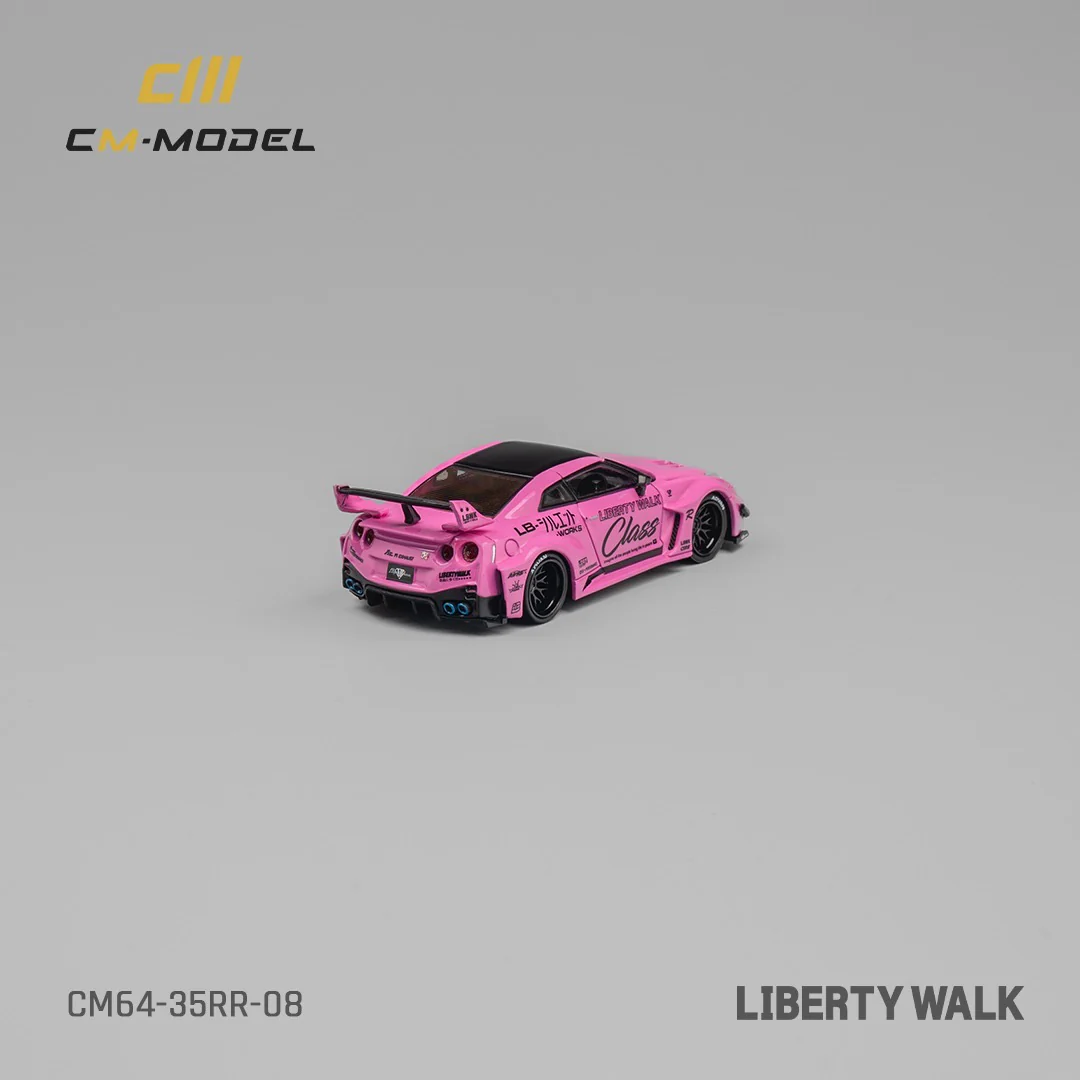 CM Model Nissan GTR R35 Liberty Walk LB Silhouette Pink - Image 4