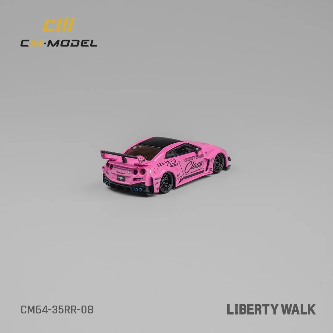 CM Model Nissan GTR R35 Liberty Walk LB Silhouette Pink - Image 7