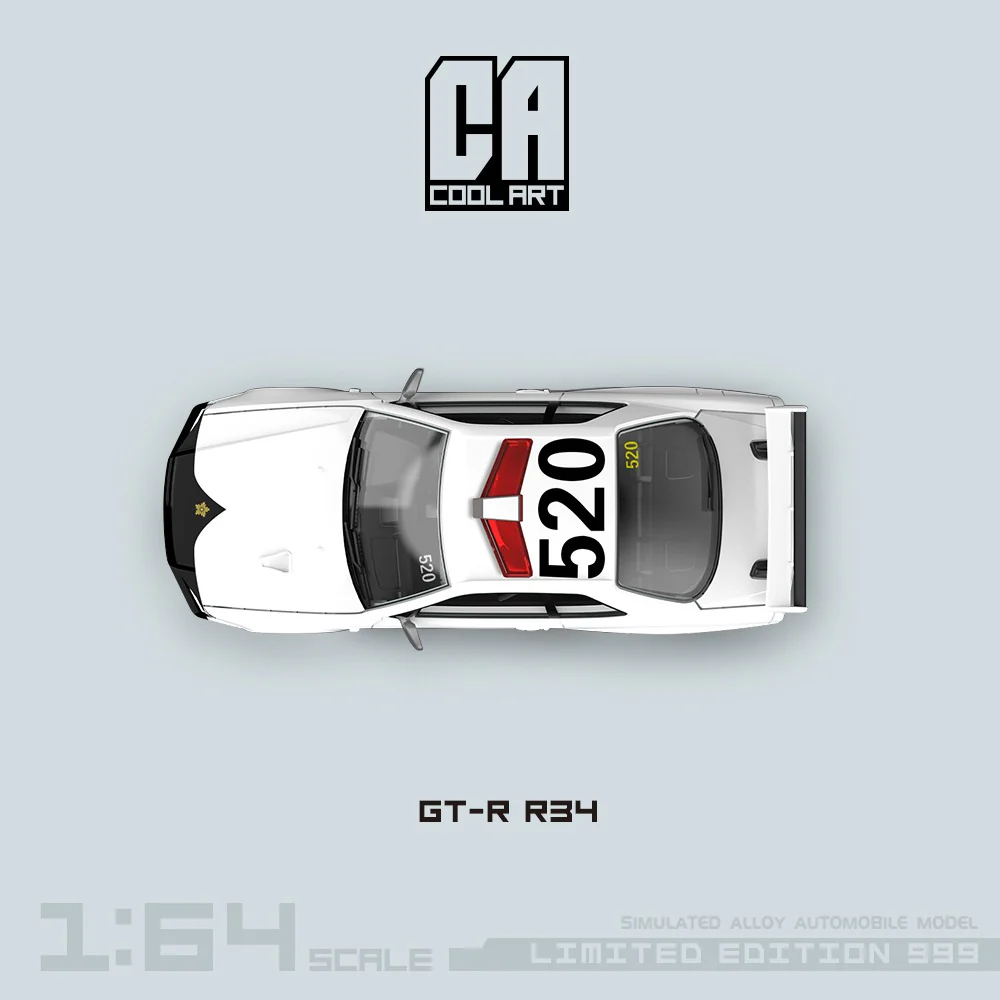 Cool Art Nissan Skyline R34 GTR Japanese Police - Image 5