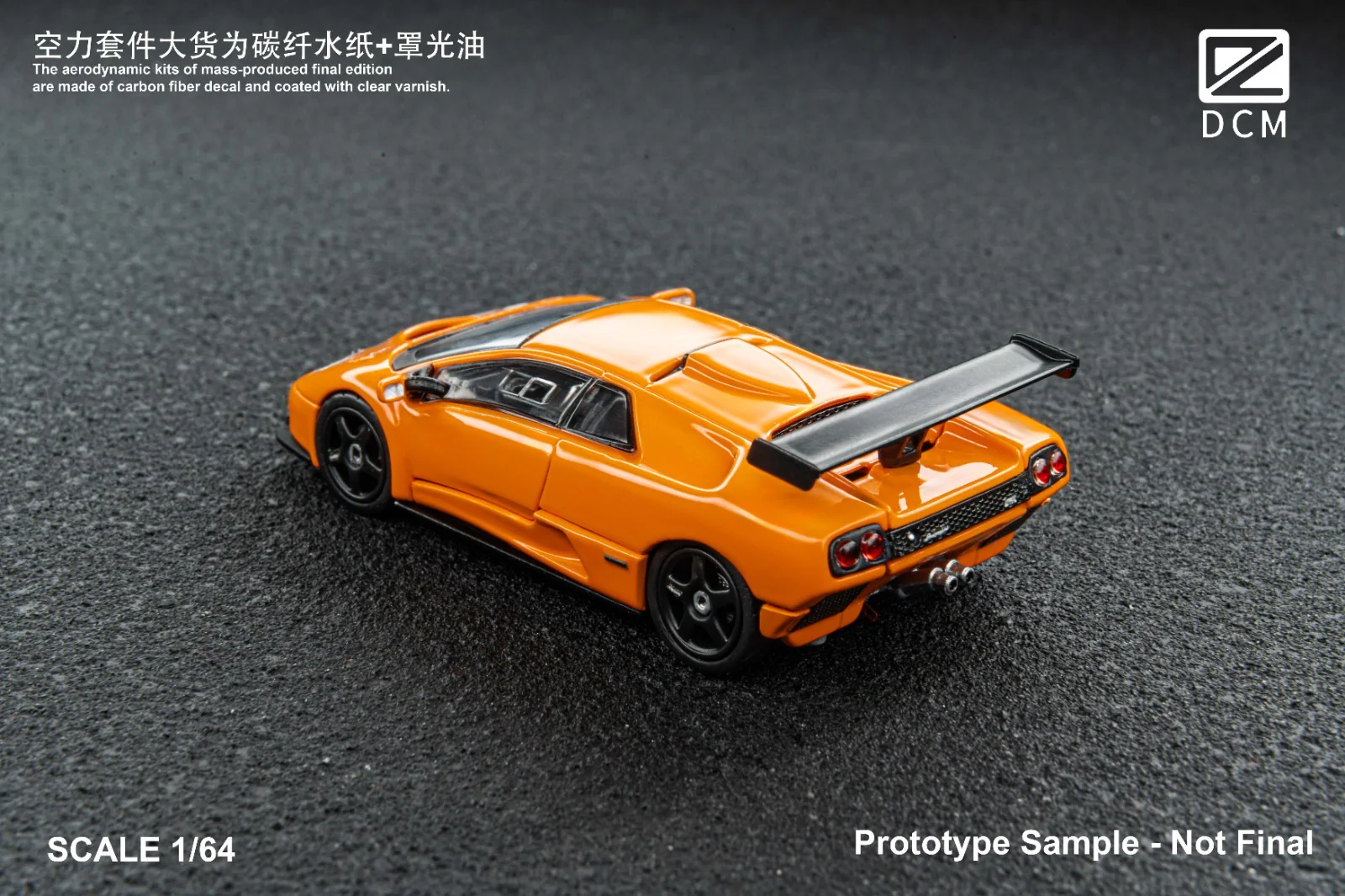 DCM Lamborghini Diablo GTR Orange