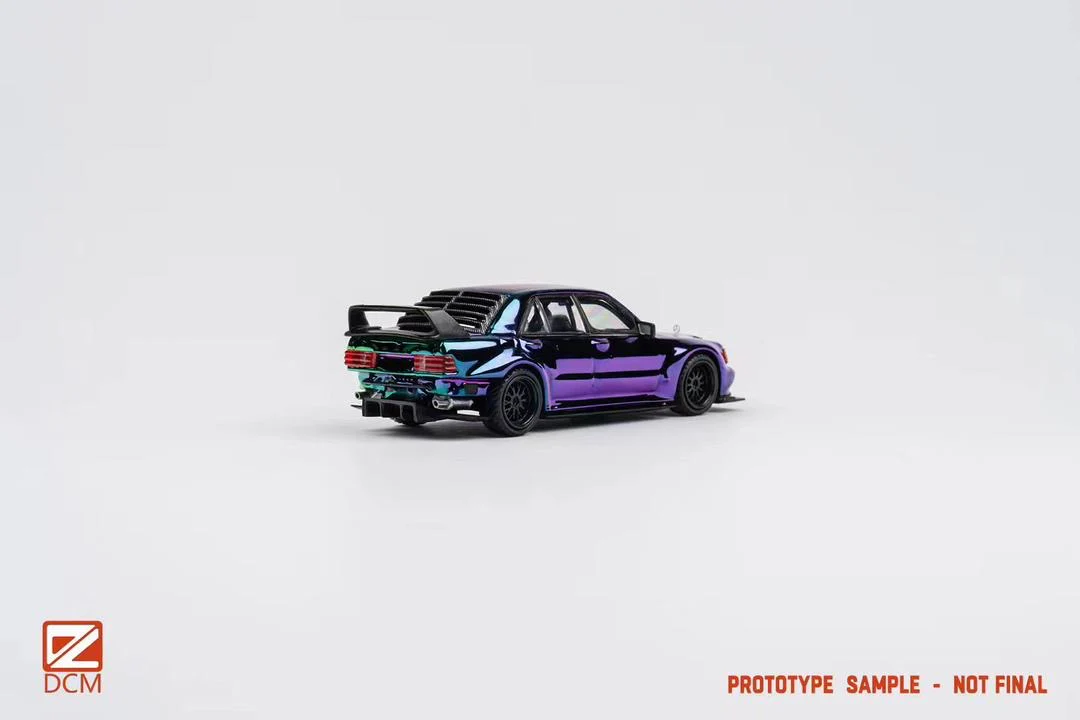 DCM Model Mercedes Benz 190E Restomod Electroplated Purple - Image 2