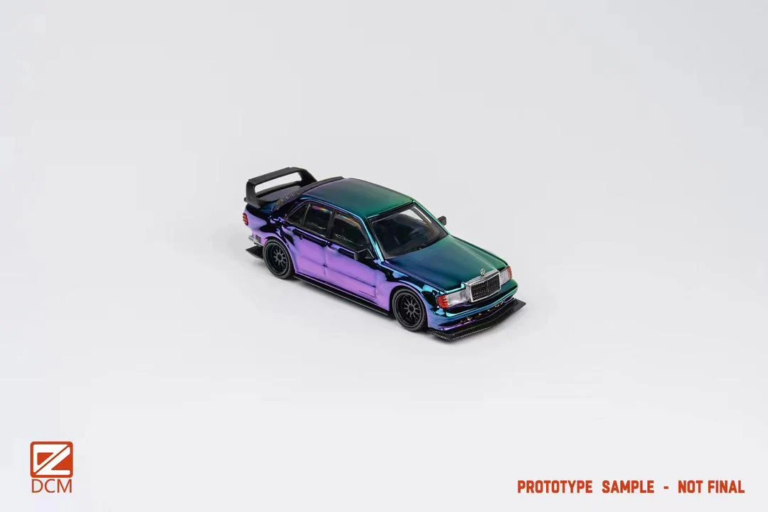 DCM Model Mercedes Benz 190E Restomod Electroplated Purple - Image 3