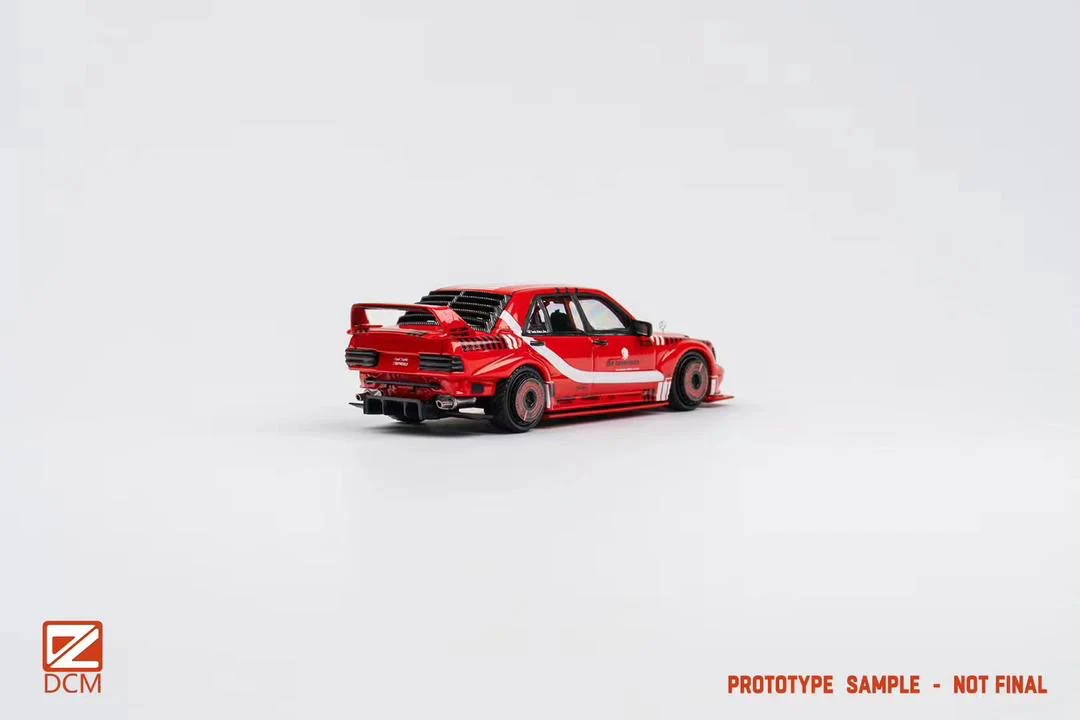 DCM Model Mercedes Benz 190E Restomod Red - Image 2