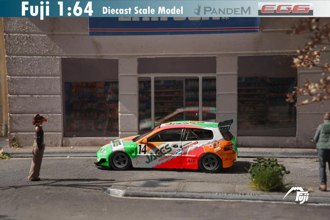 Fuji Model Honda Civic EG Jaccs Rocket Bunny - Image 5