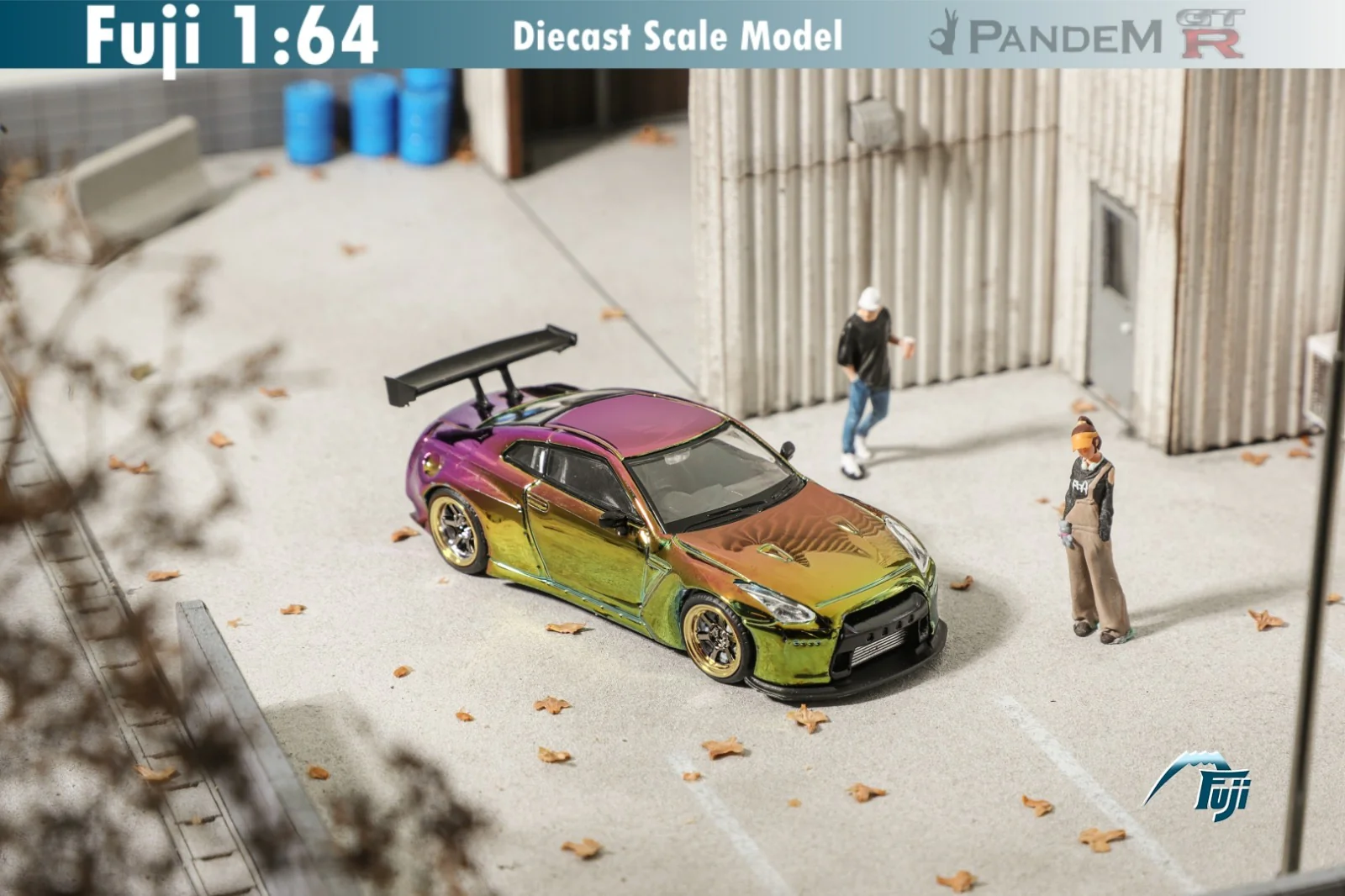 Fuji Model Nissan GTR R35 Pandem Multicolour Chrome - Image 3