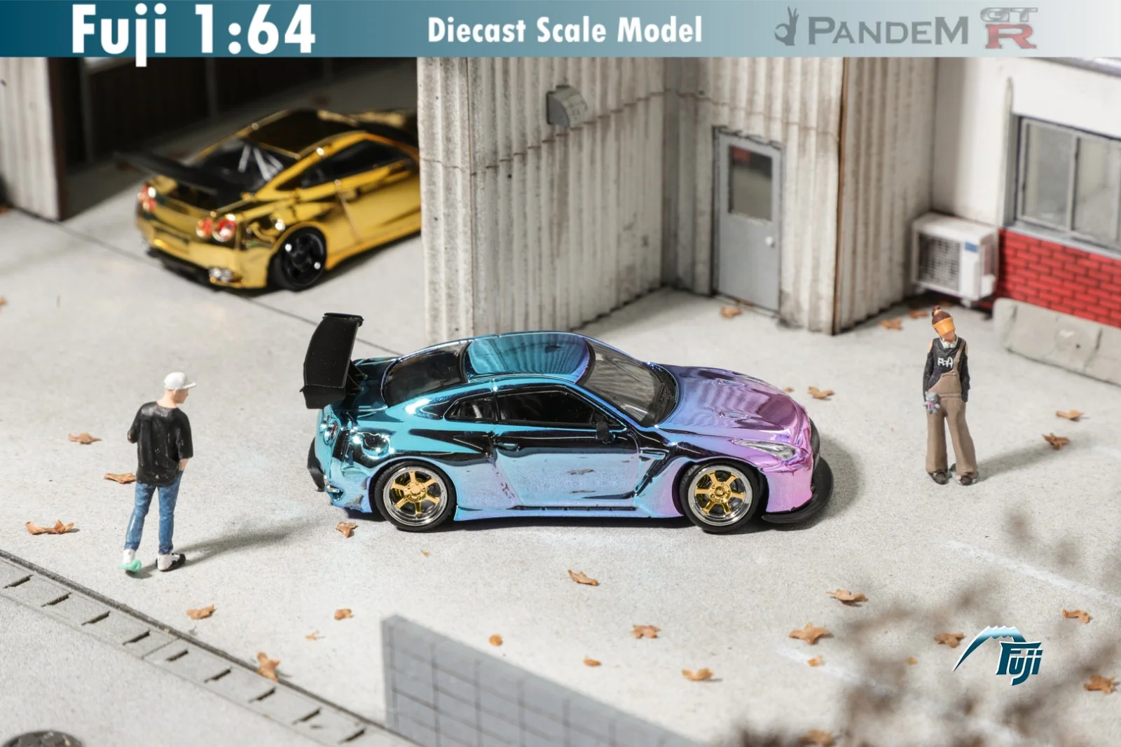 Fuji Model Nissan GTR R35 Pandem Multicolour Chrome - Image 2