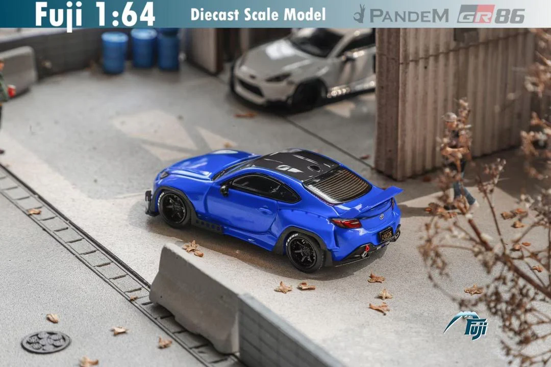 Fuji Model Toyota GR86 Rocket Bunny Blue - Image 3