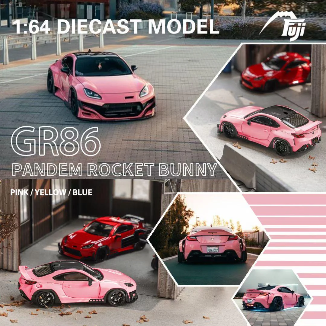 Fuji Model Toyota GR86 Rocket Bunny Pink - Image 4