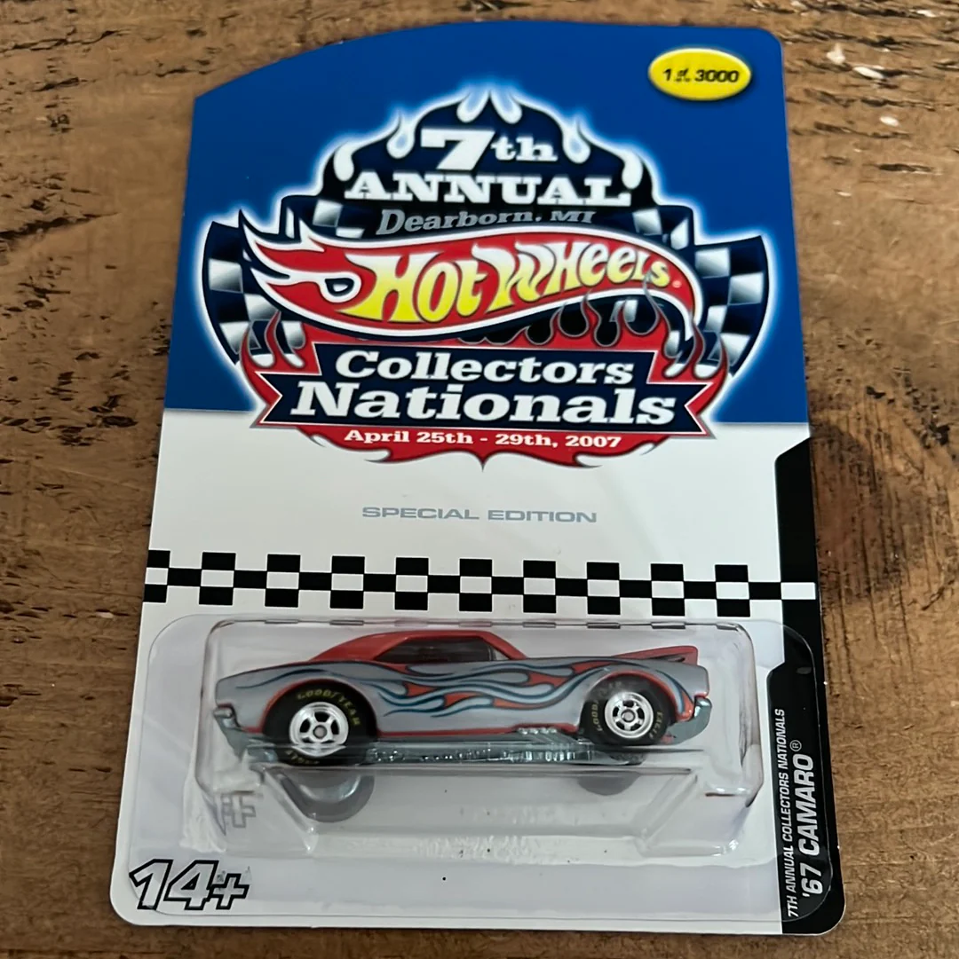 Hot Wheels Convention 67 Camaro 1 Of 3000