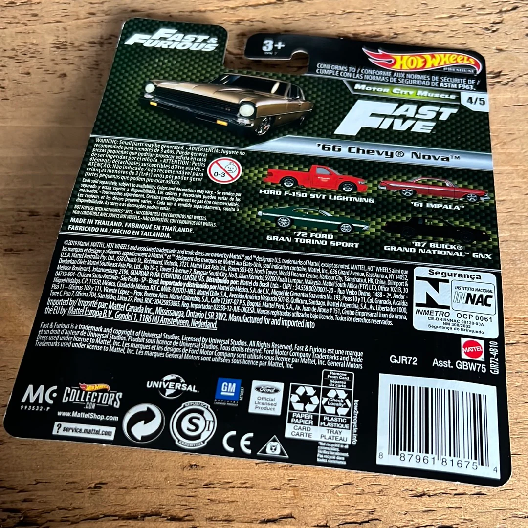Hot Wheels Fast & Furious 68 Chevy Nova - Image 5