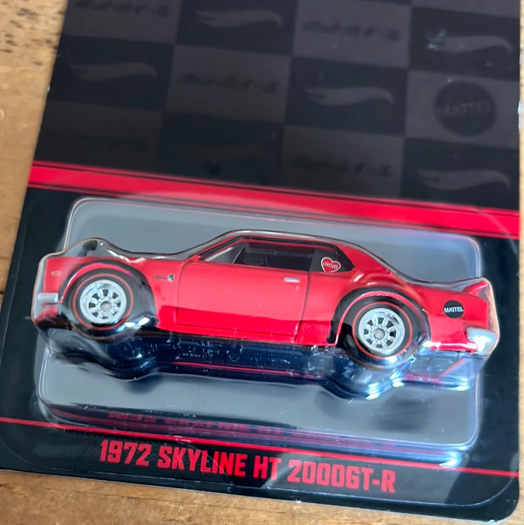 Hot Wheels Japan Convention 1972 Nissan Skyline HT 2000 GT-R Left Facing With Sticker Sheet - Image 4