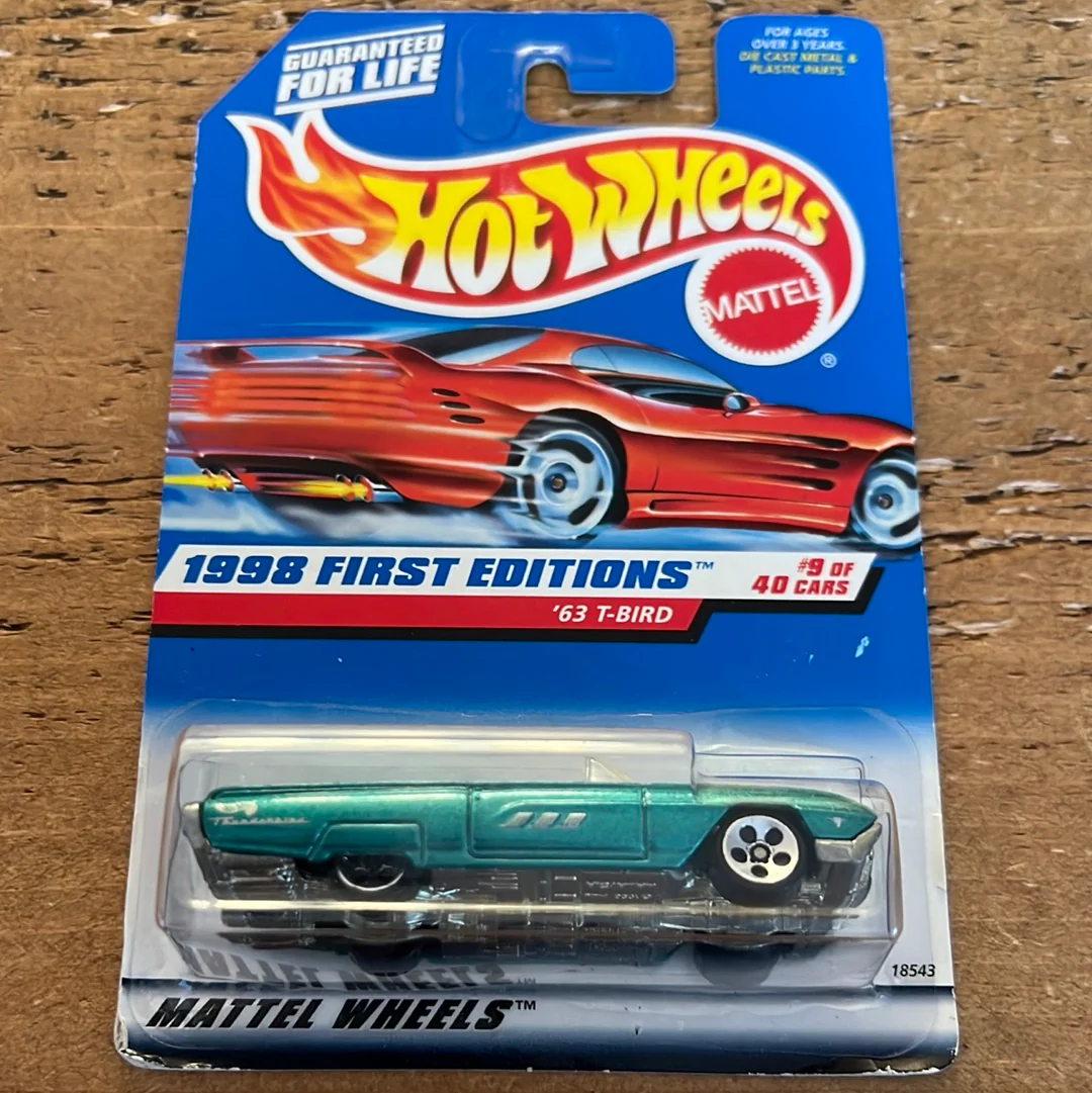 Hot Wheels Mainline 1998 First Editions 63 T Bird