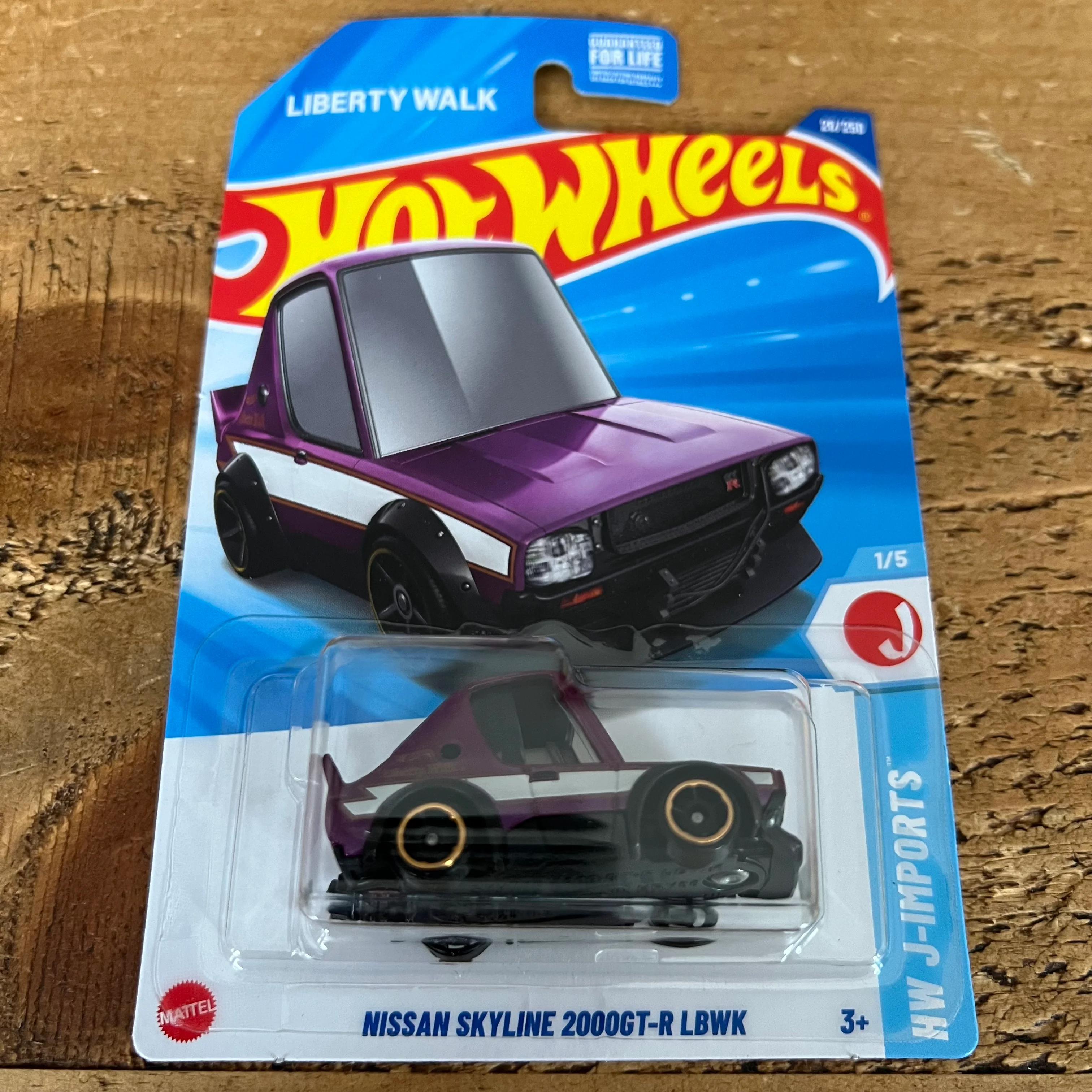 Hot Wheels Mainline US Card Nissan Skyline 2000GT-R LBWK