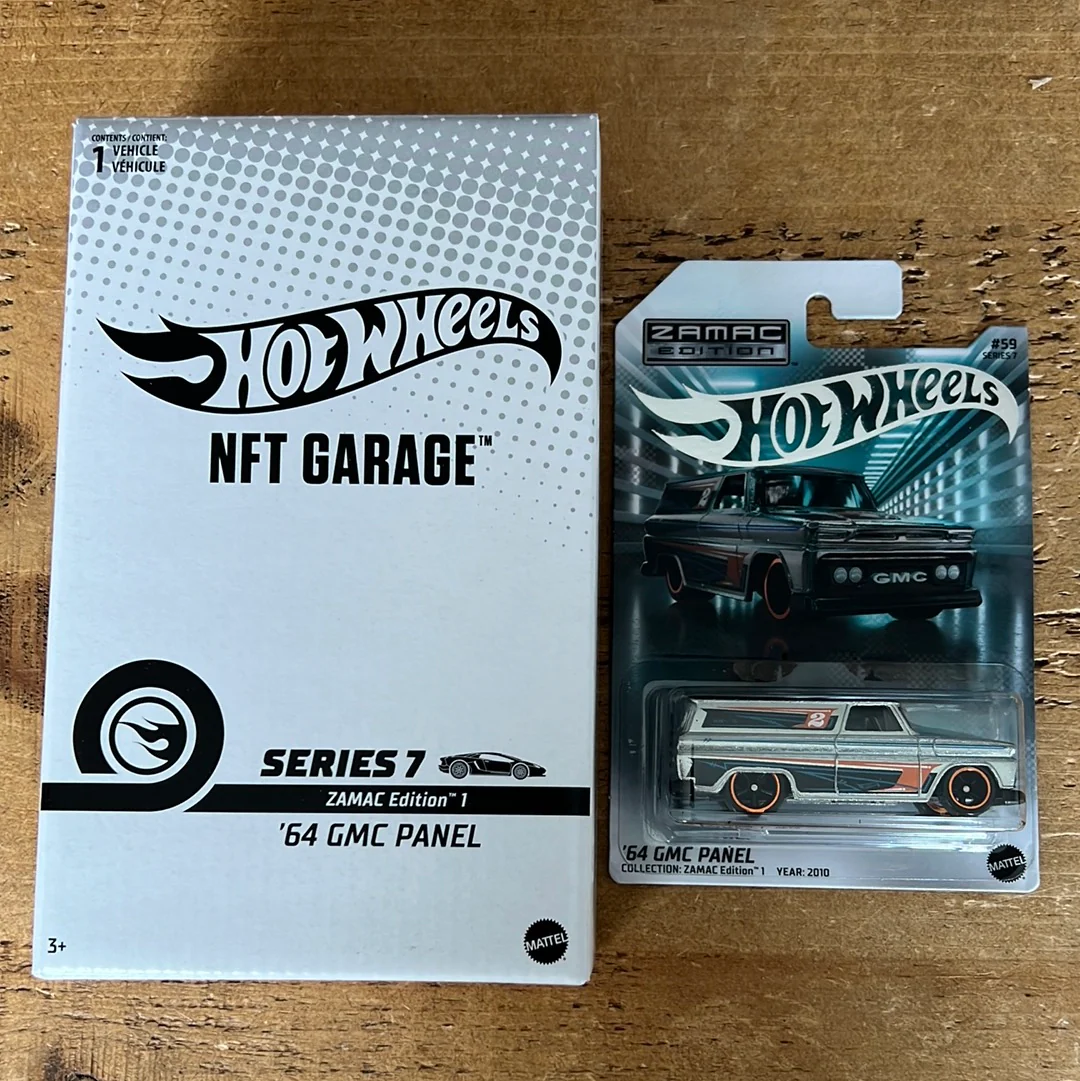 Hot Wheels NFT 64 GMC Panel Zamac Edition