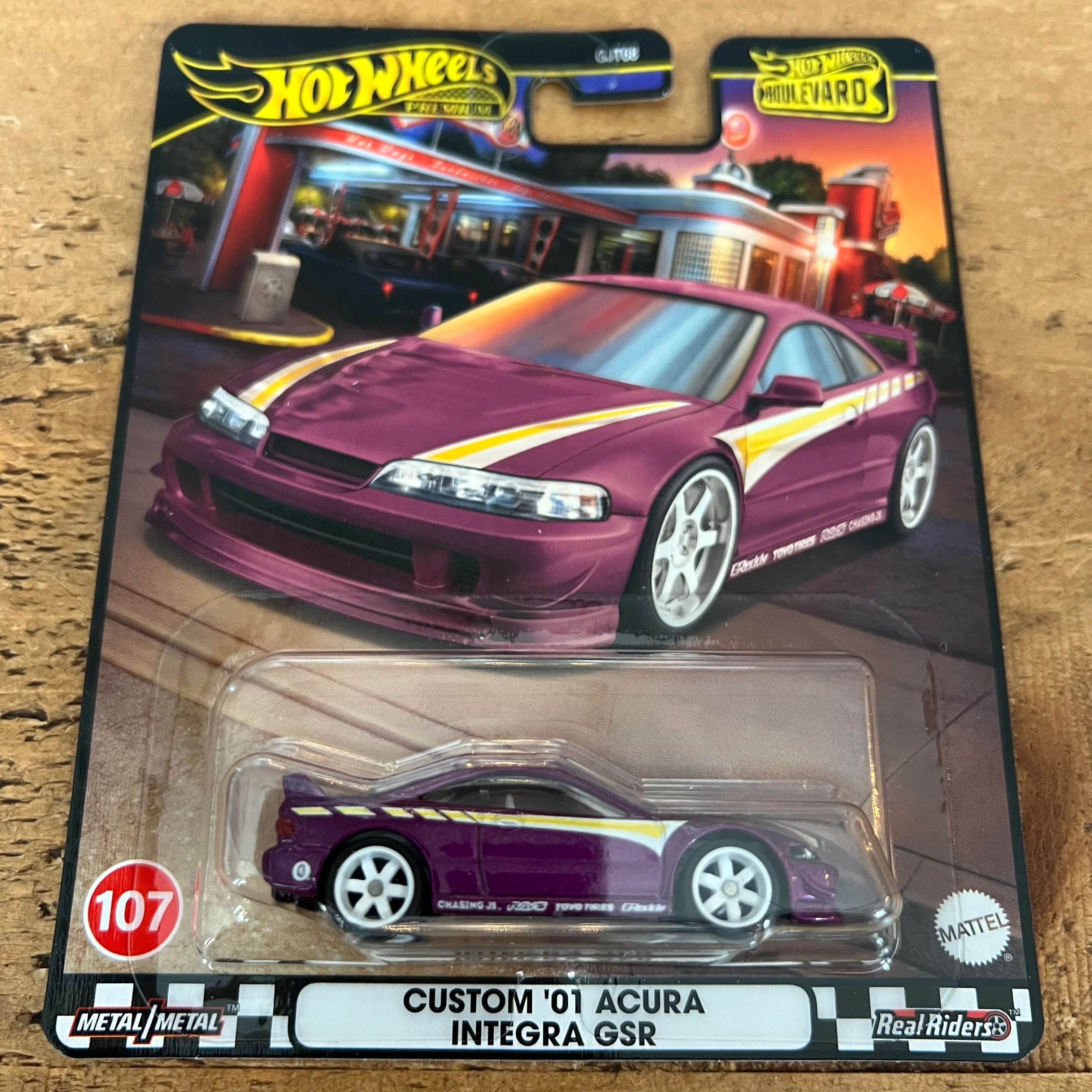 Hot Wheels Premium Boulevard Custom ‘01 Acura Integra GSR