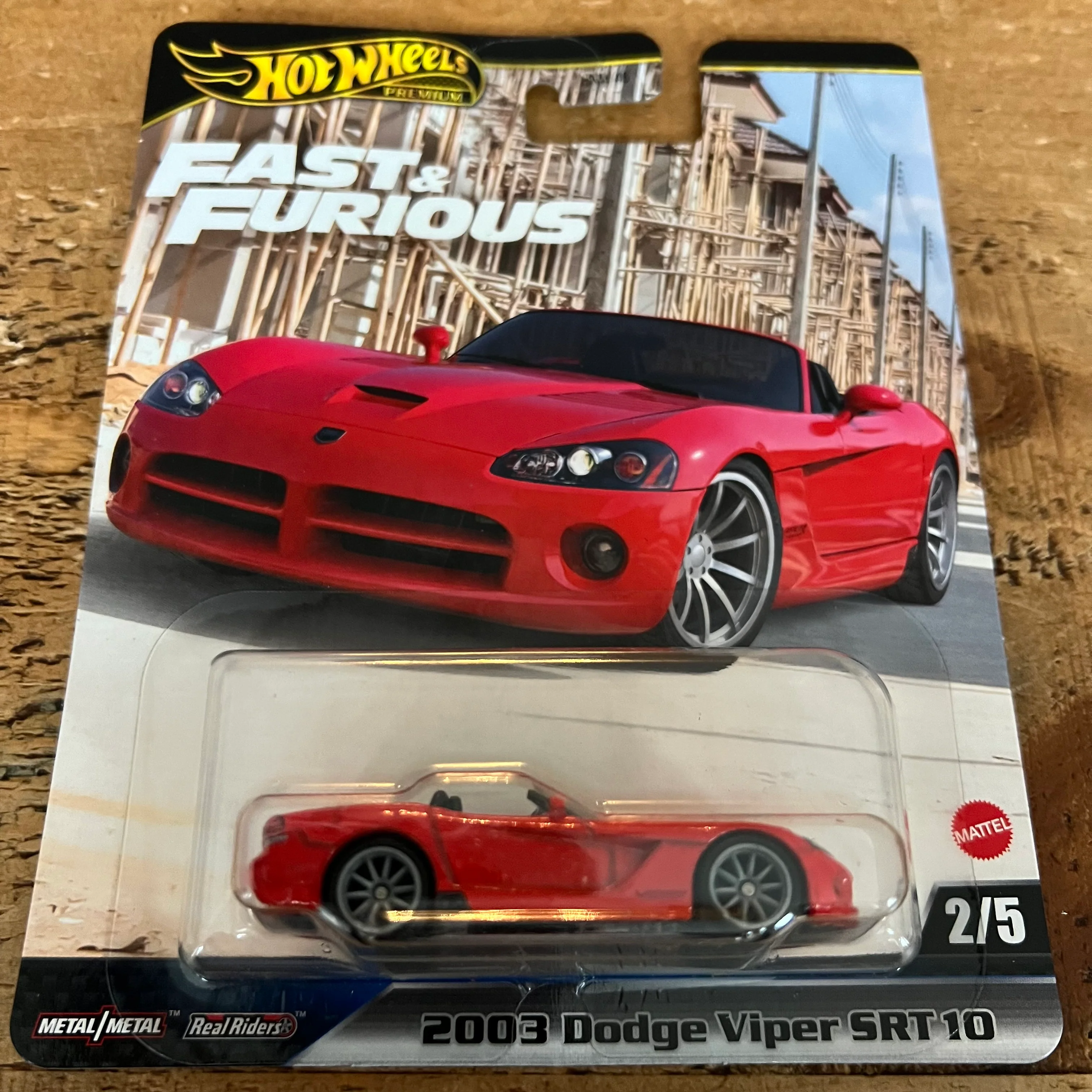 Hot Wheels Premium Fast & Furious 2003 Dodge Viper SRT10
