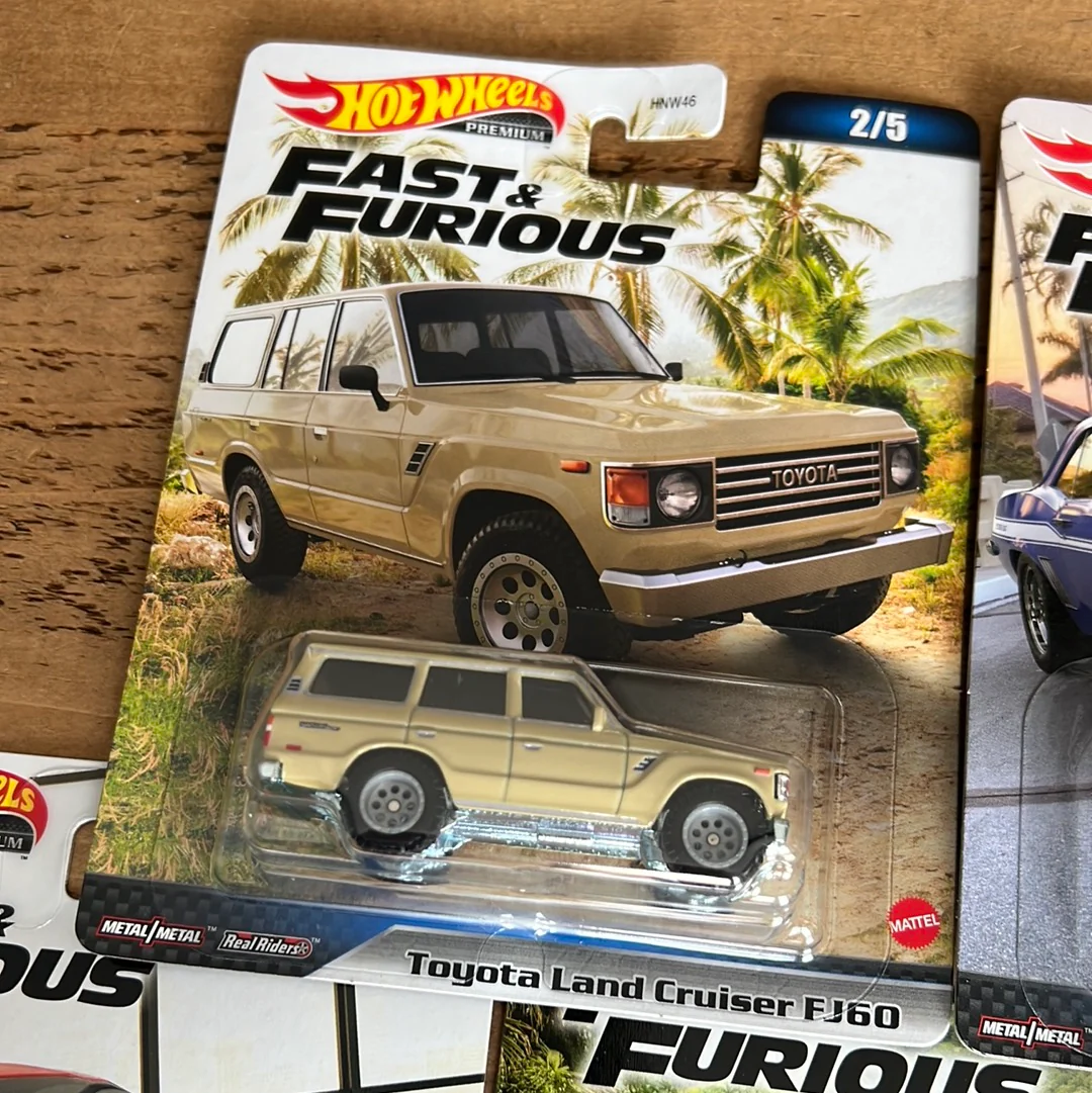 Hot Wheels Premium Fast & Furious Full Set Of 5 - Image 3