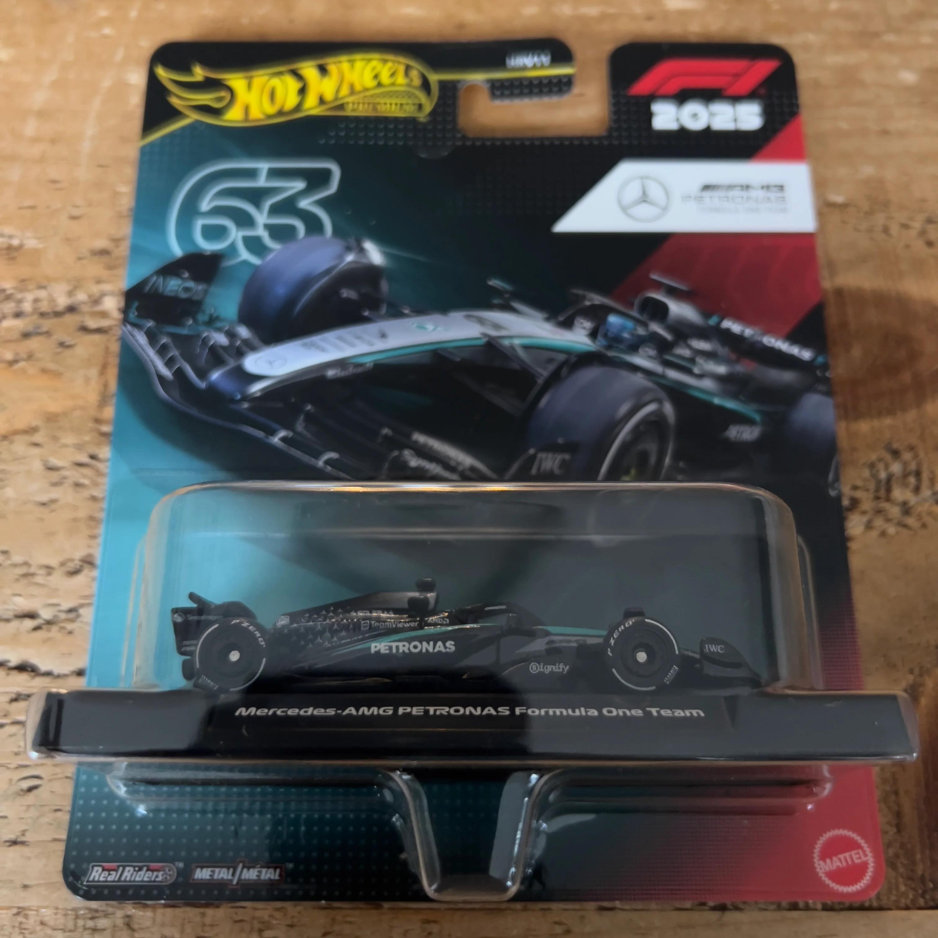 Hot Wheels Premium Formula 1 Mercedes AMG Petronas #63 George Russell