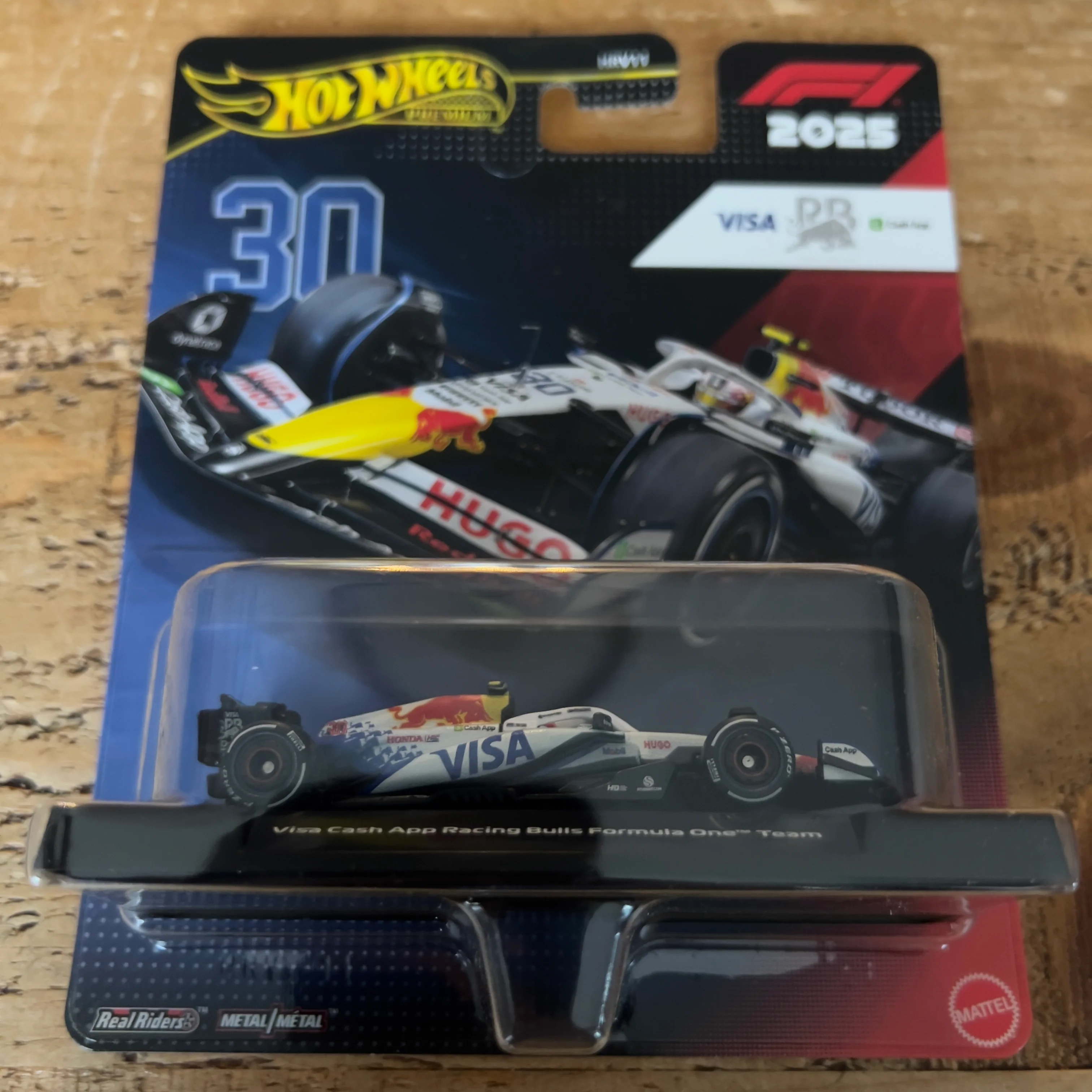 Hot Wheels Premium Formula 1 Visa Cash App Red Bull #30 Liam Lawson