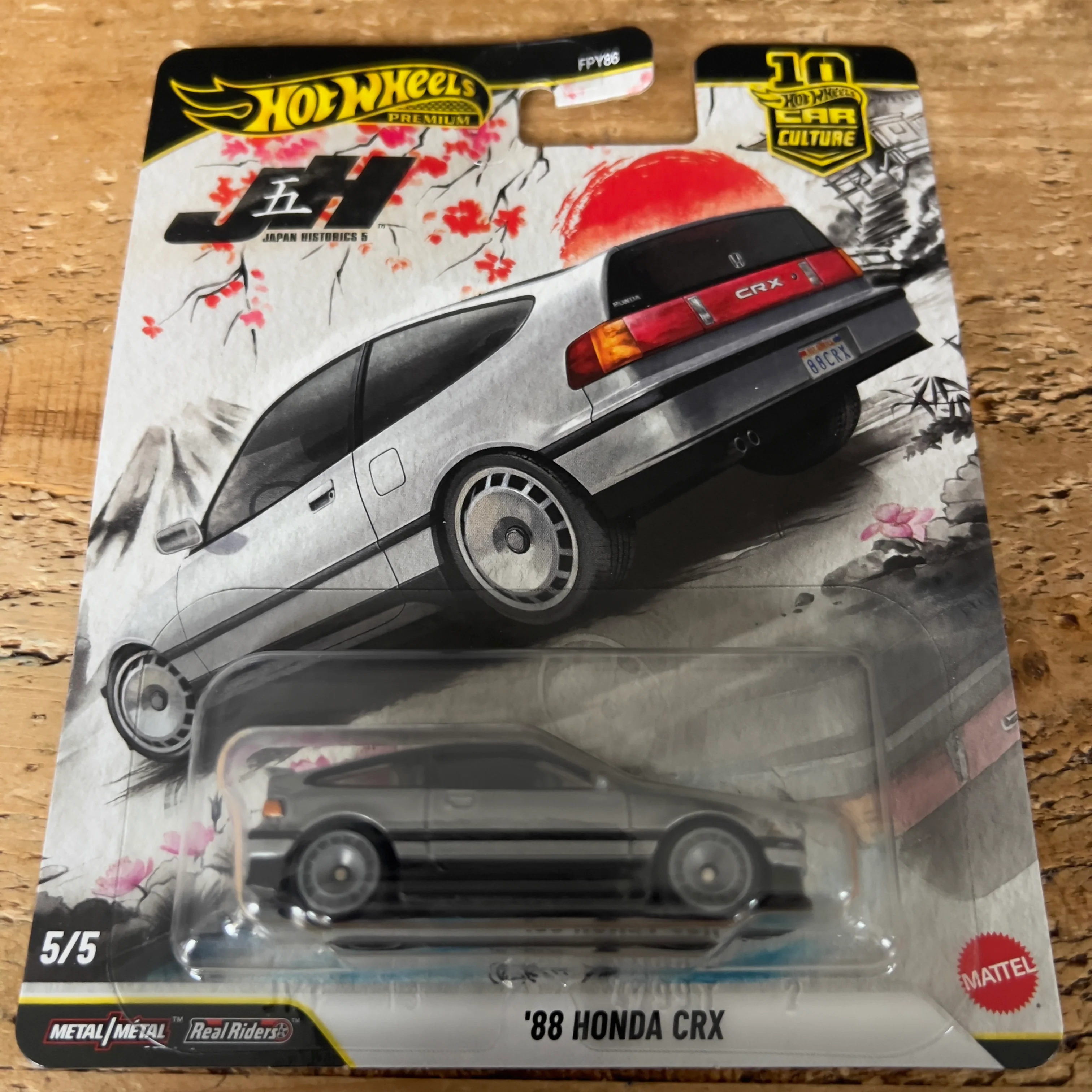 Hot Wheels Premium Japan Historics 5 ‘88 Honda CRX