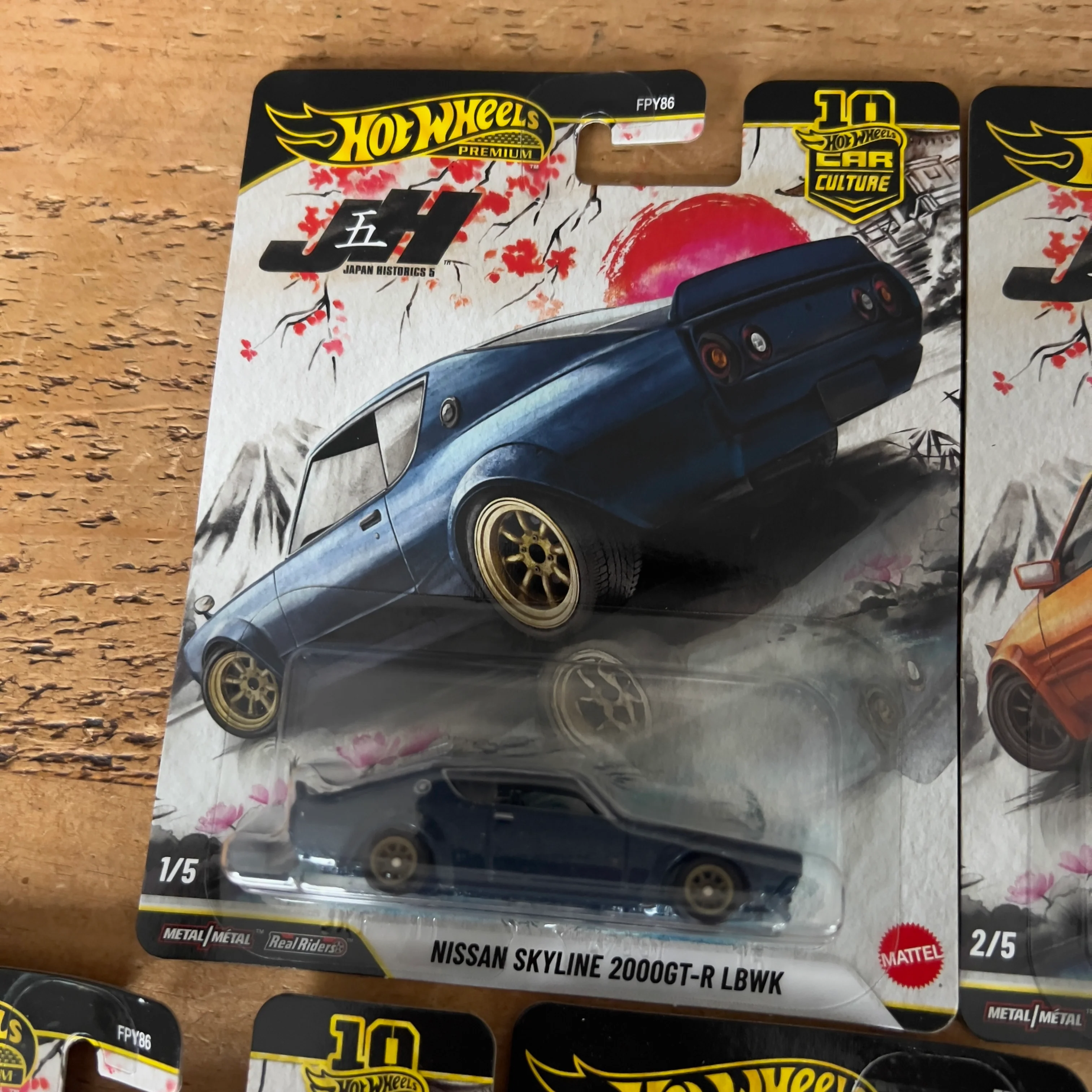 Hot Wheels Premium Japan Historics 5 Full Set Of 5 - Image 2