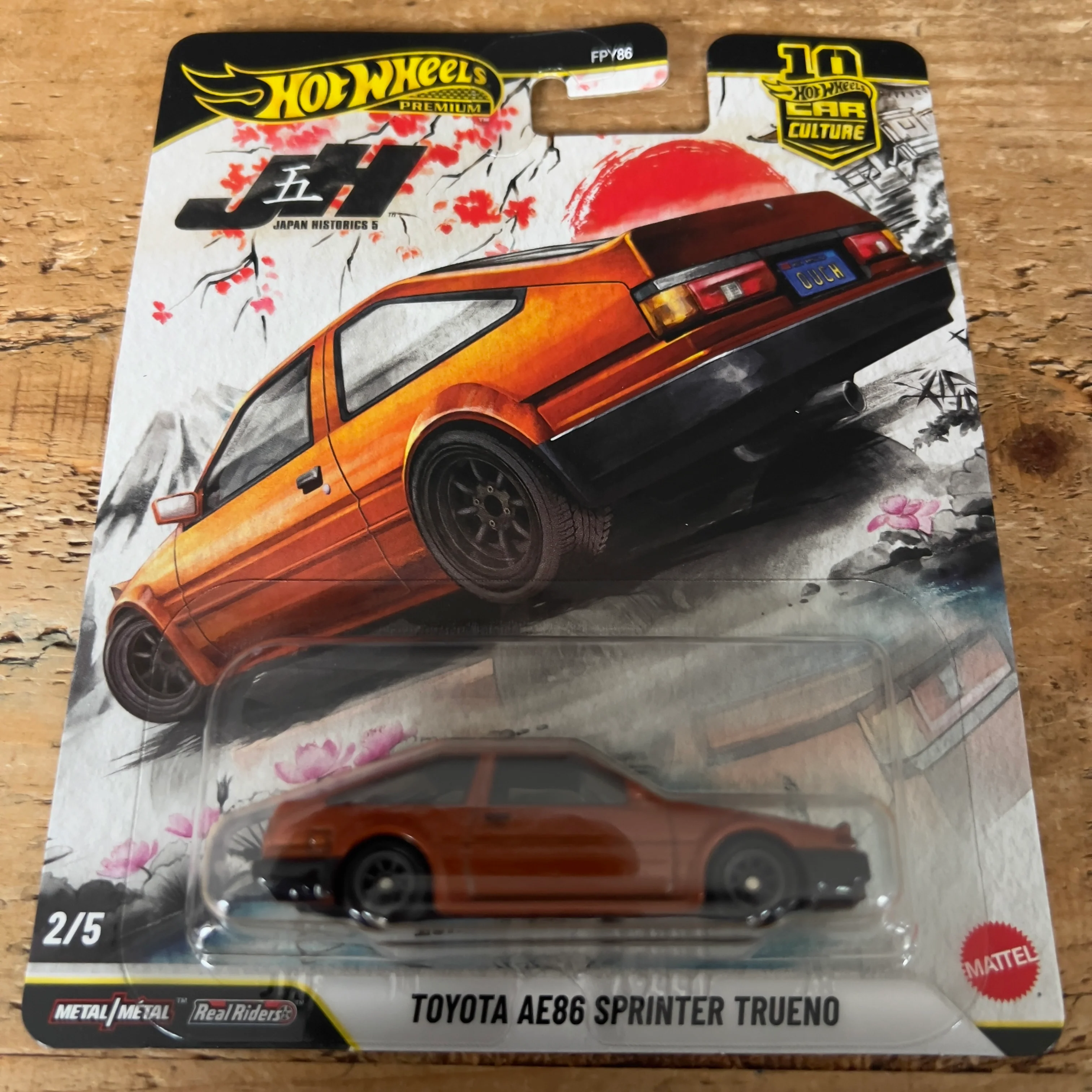Hot Wheels Premium Japan Historics 5 Toyota AE86 Sprinter Trueno