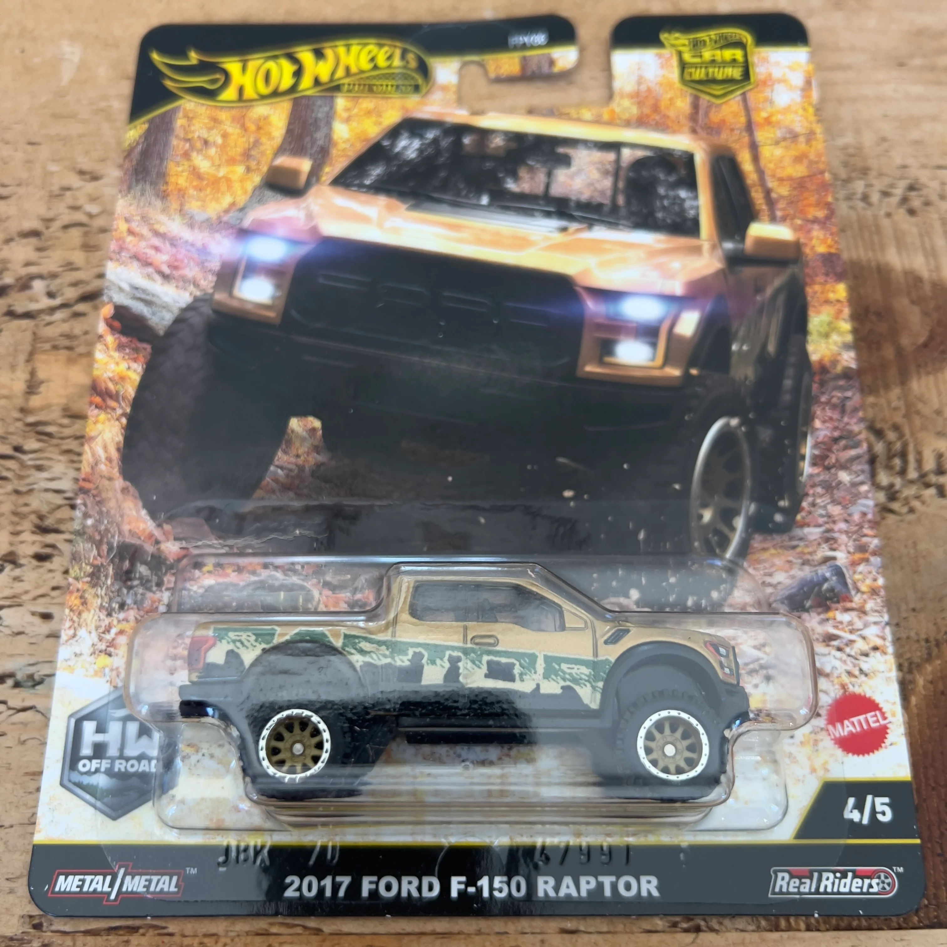 Hot Wheels Premium Off Road 2017 Ford F150 Raptor