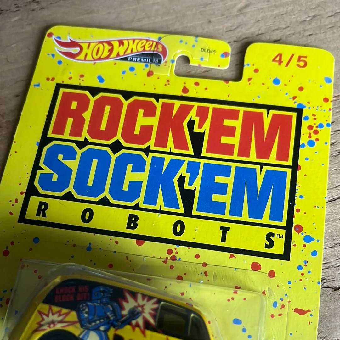 Hot Wheels Premium Quick D Livery Rock Em Sock Em Robots - Image 3