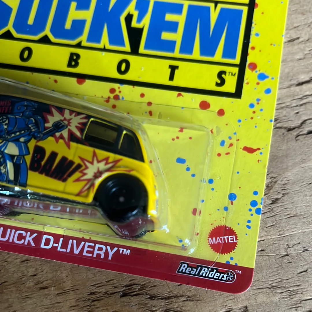 Hot Wheels Premium Quick D Livery Rock Em Sock Em Robots - Image 4