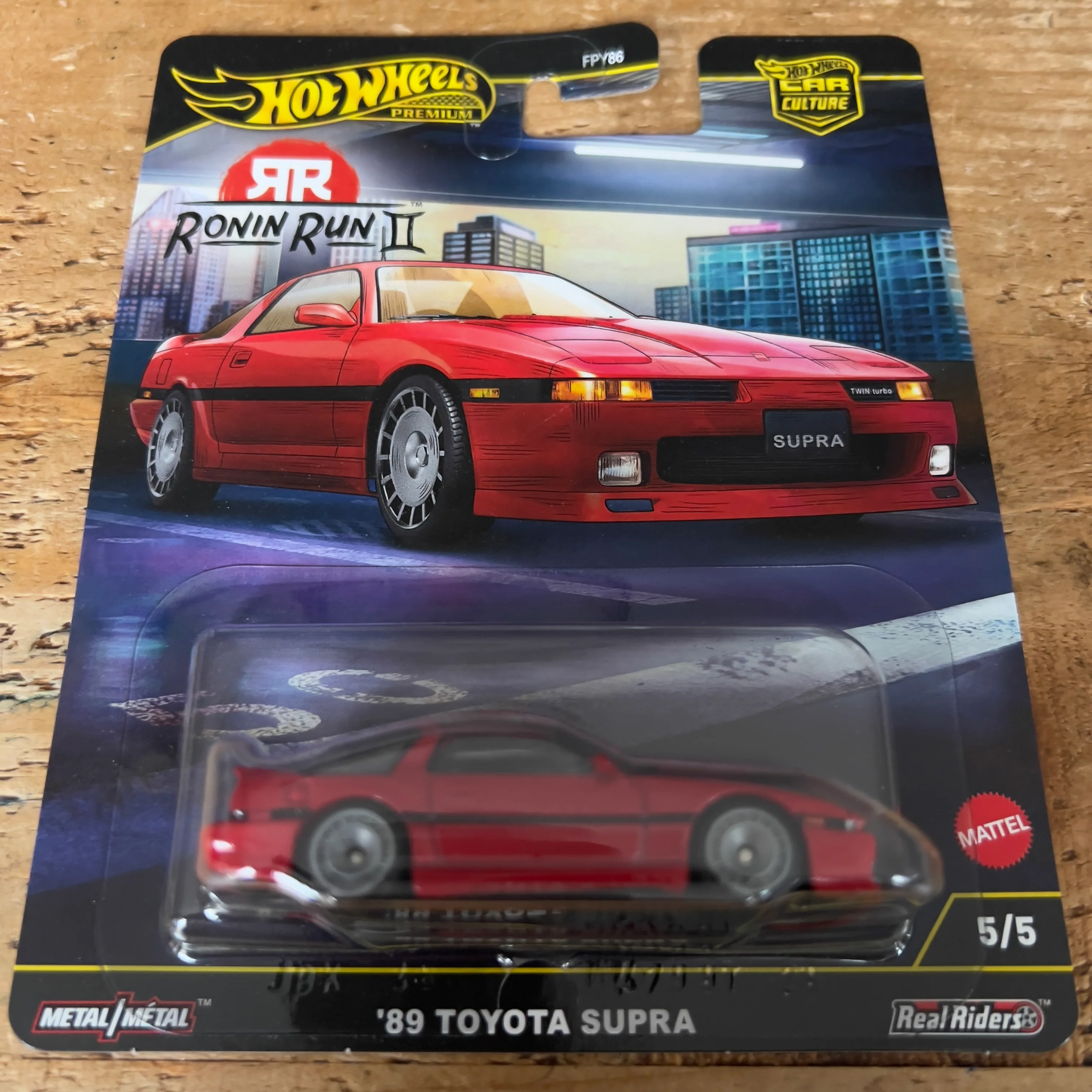 Hot Wheels Premium Ronin Run 2 ‘89 Toyota Supra