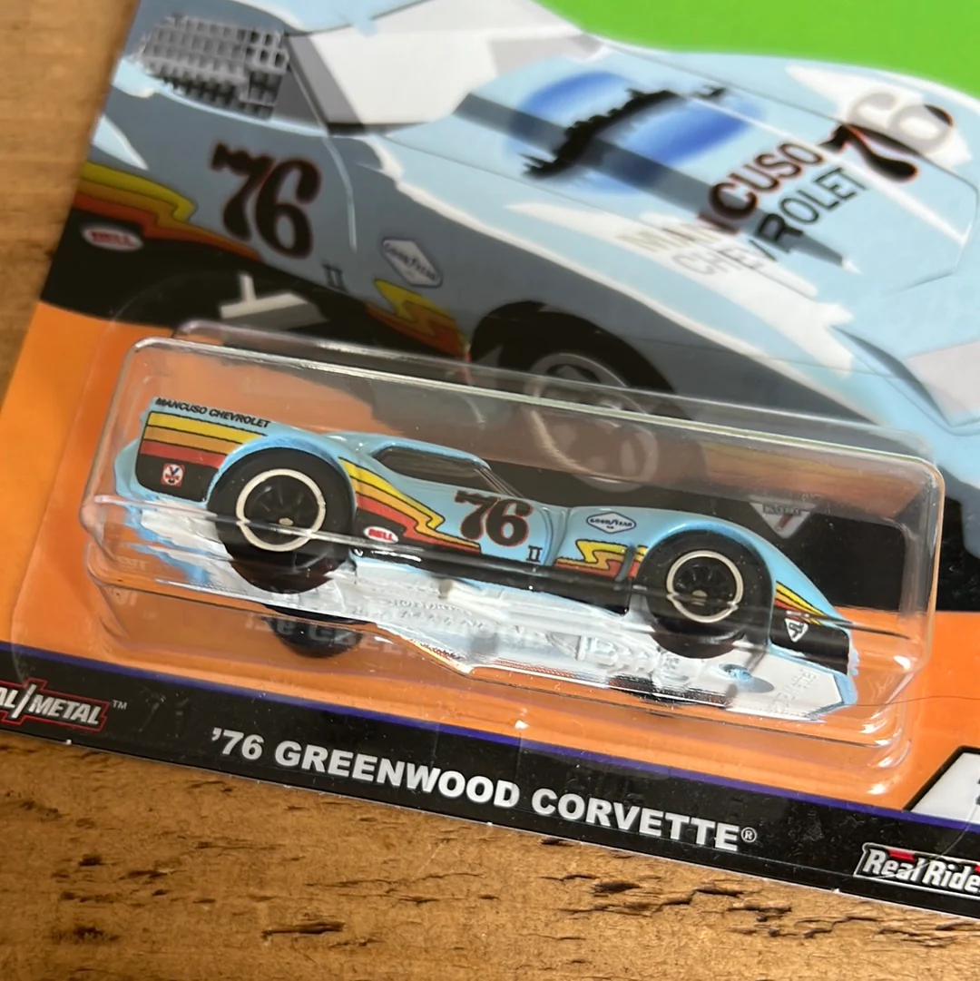 Hot Wheels Premium Silhouettes 76 Greenwood Corvette - Image 2