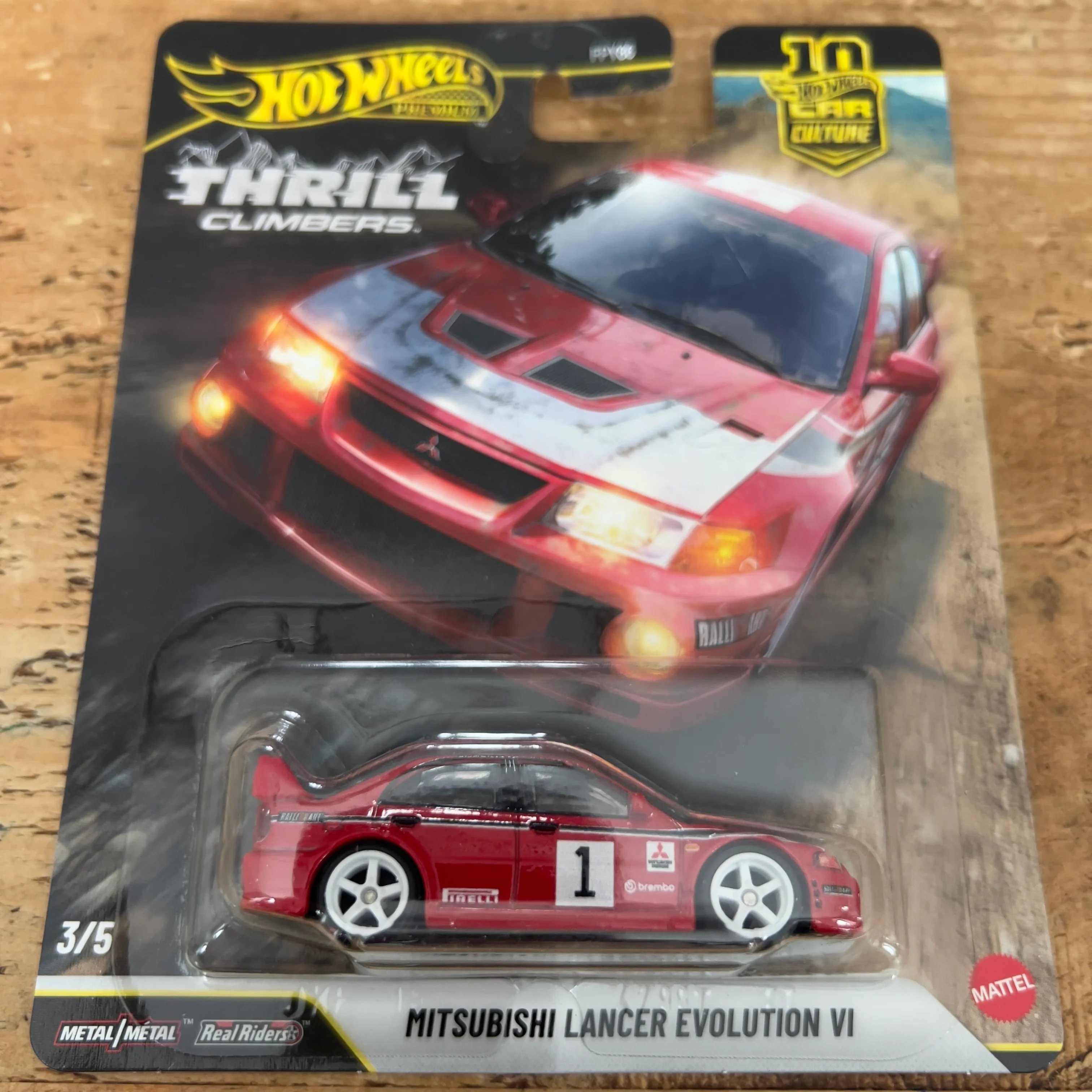 Hot Wheels Premium Thrill Climbers Mitsubishi Lancer Evolution VI