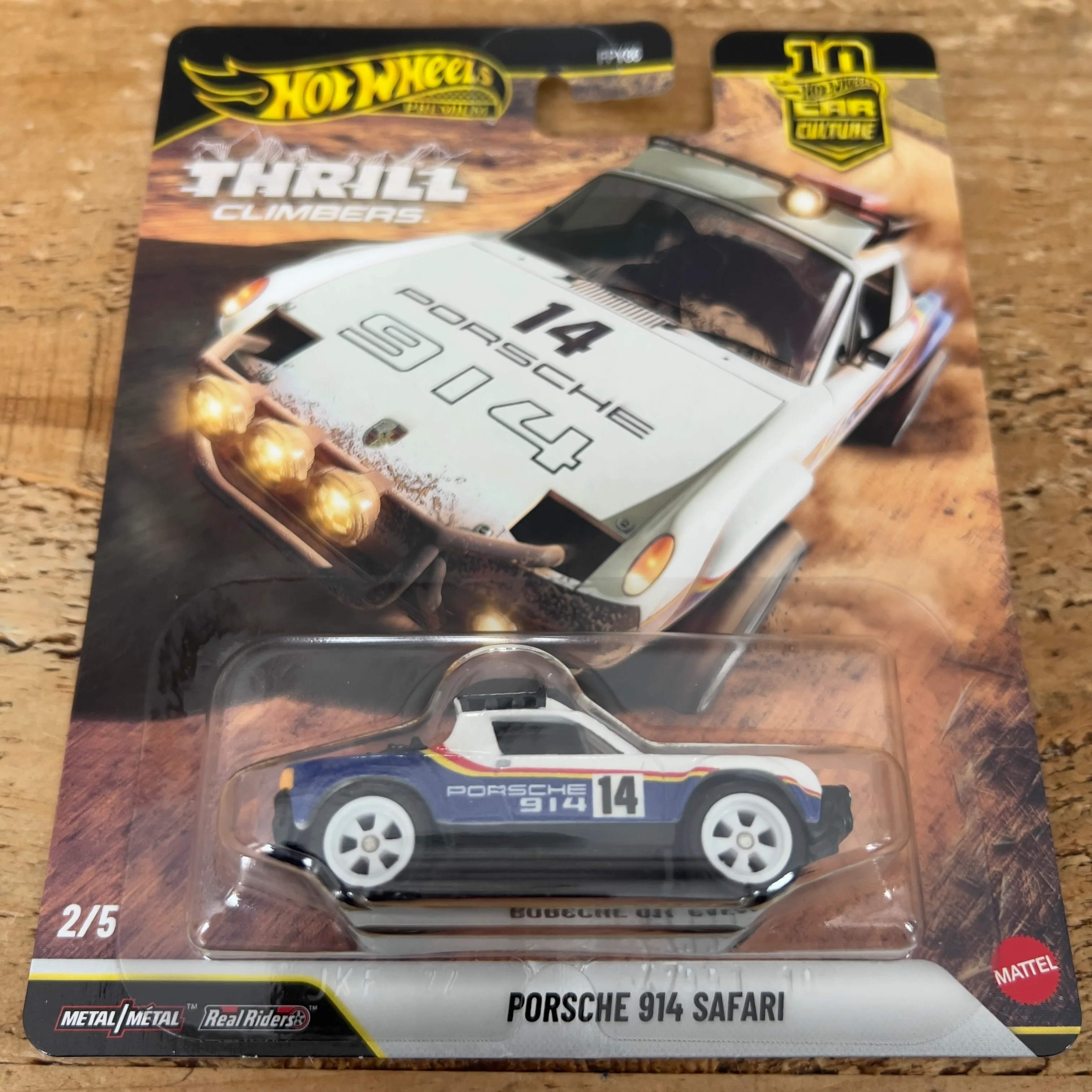 Hot Wheels Premium Thrill Climbers Porsche 914 Safari