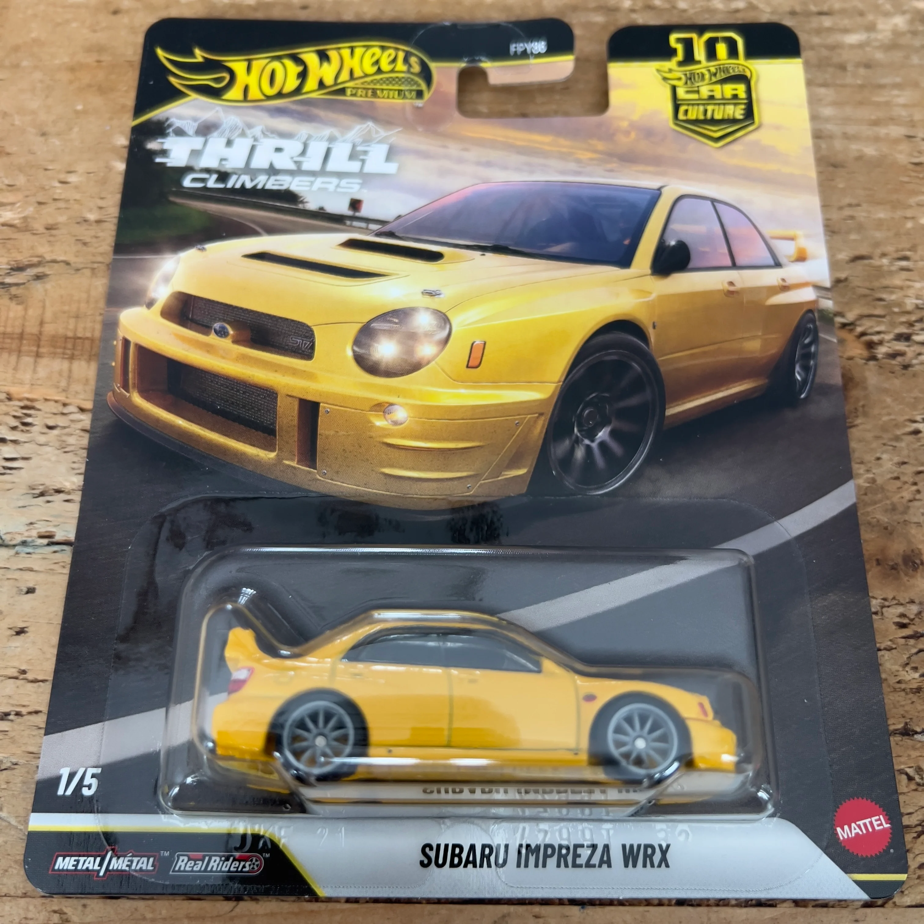 Hot Wheels Premium Thrill Climbers Subaru Impreza WRX