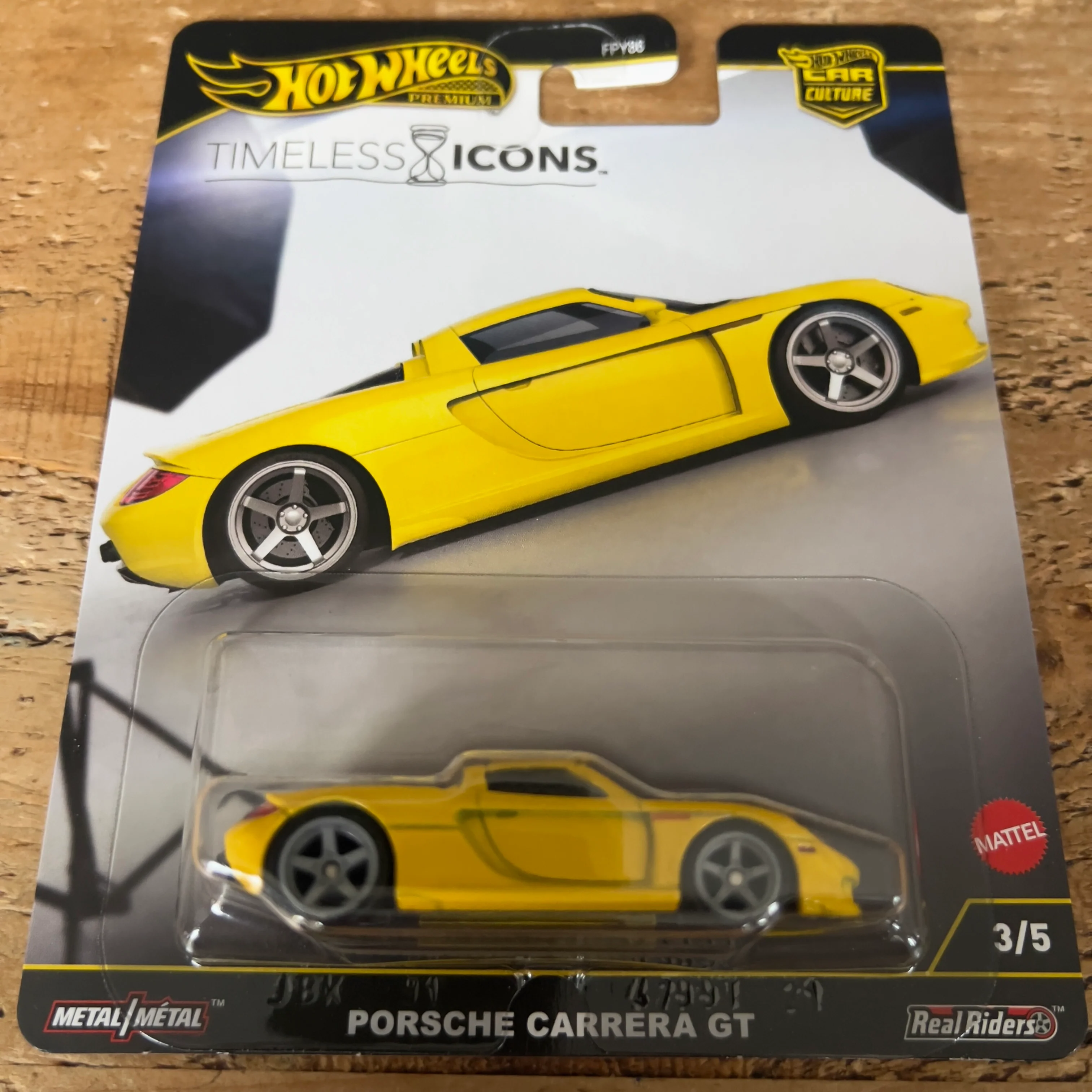 Hot Wheels Premium Timeless Icons Porsche Carrera GT