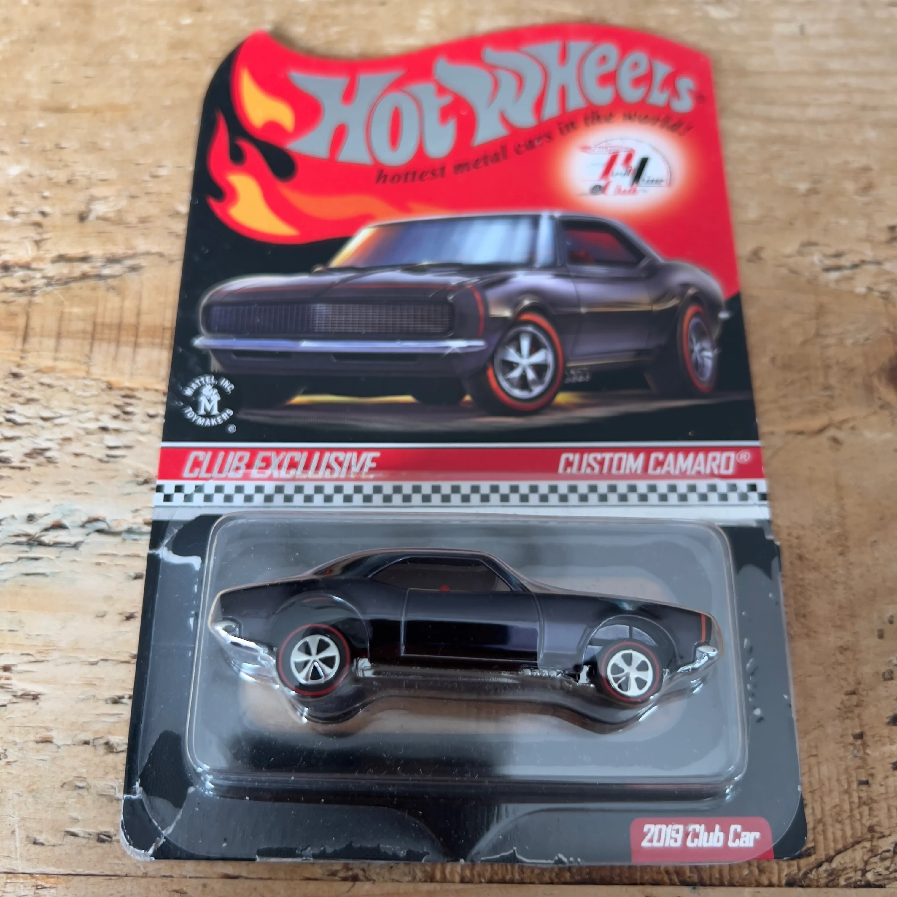 Hot Wheels RLC Custom Camaro Bad Card