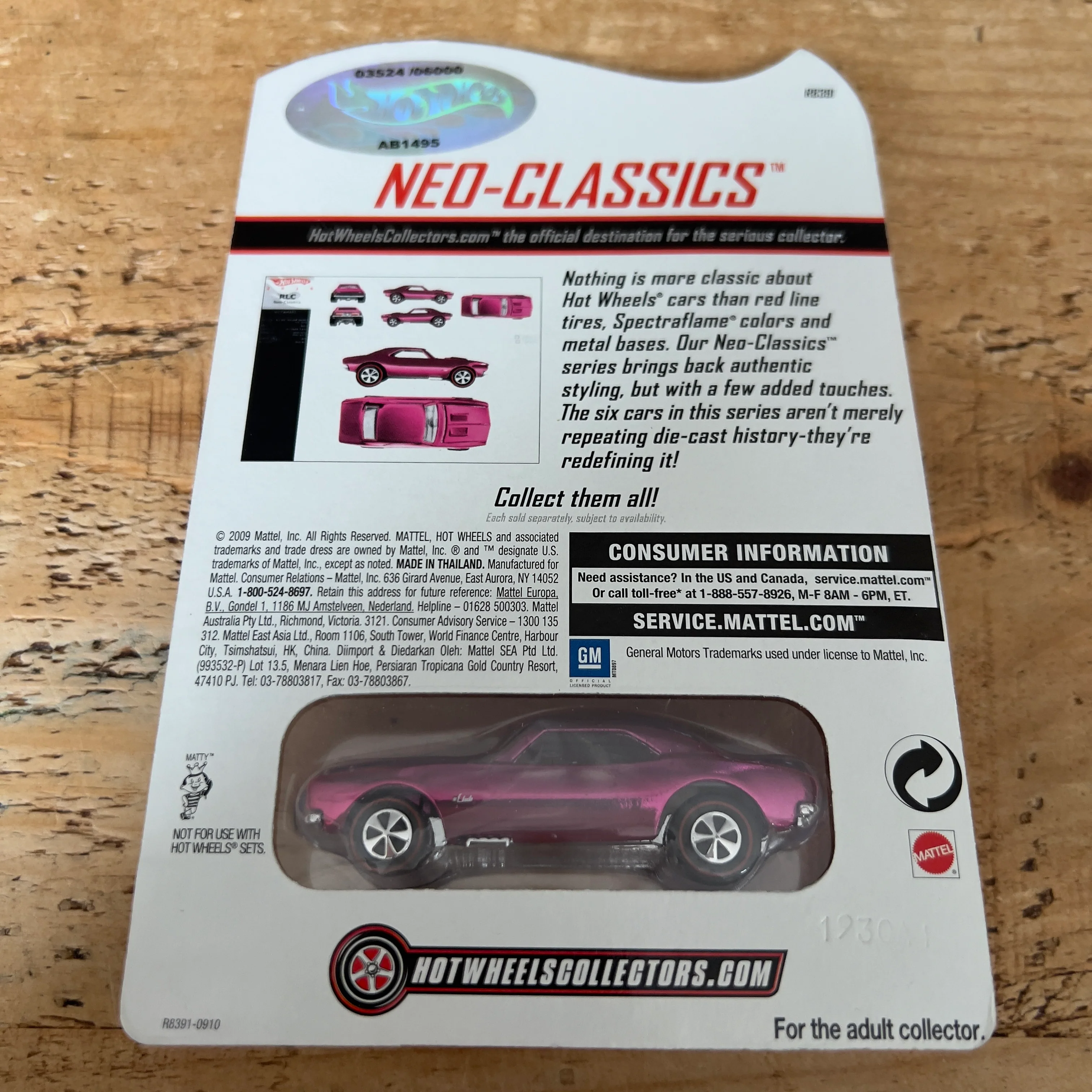 Hot Wheels RLC Neo Classics ‘67 Camaro - Image 2