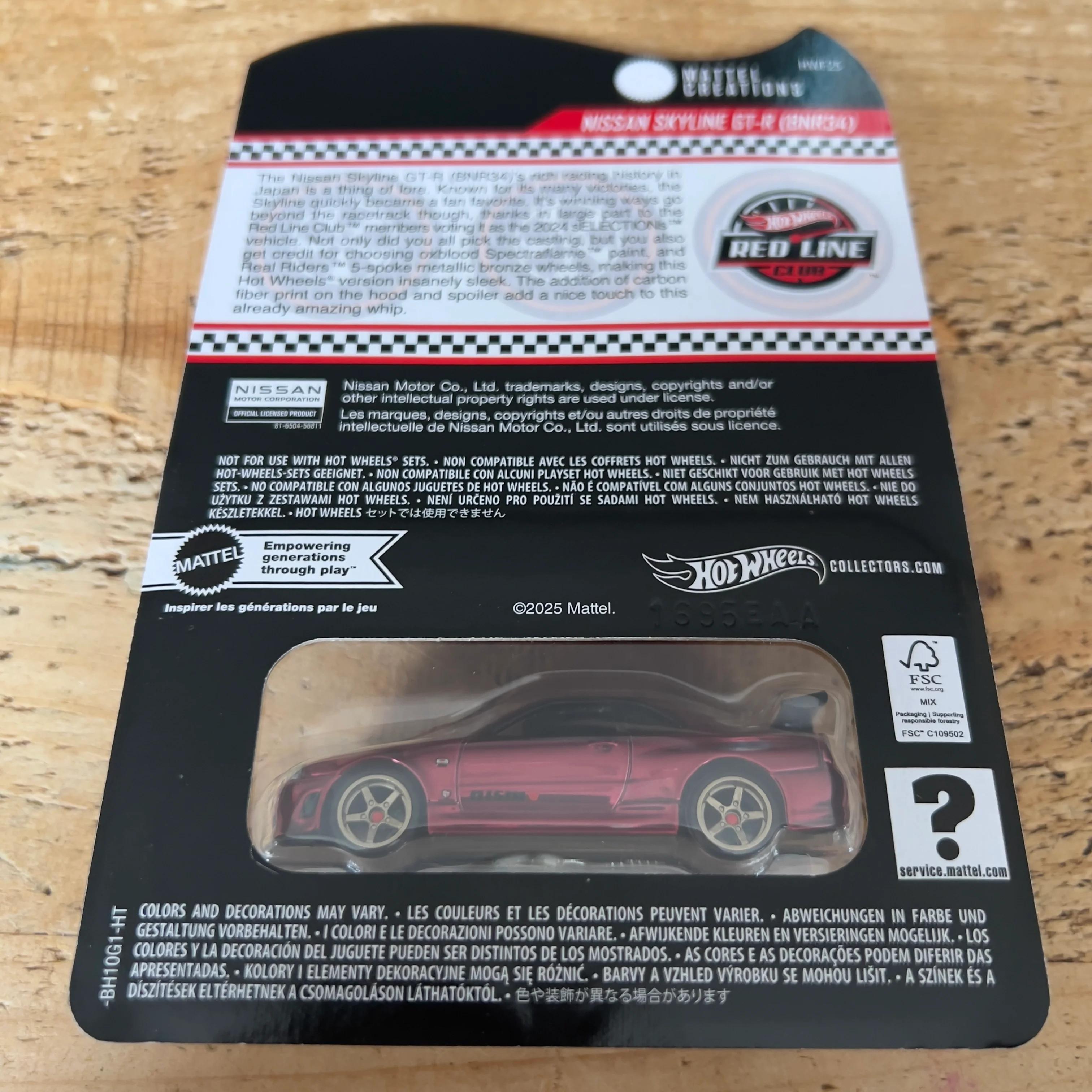 Hot Wheels RLC Nissan Skyline R34 GTR - Image 2