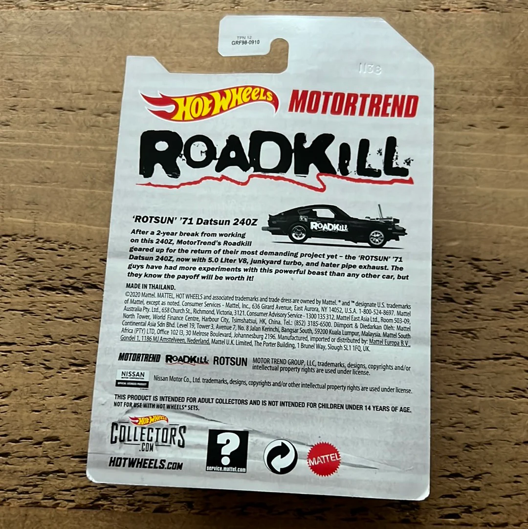 Hot Wheels RLC Roadkill Datsun 240z - Image 4
