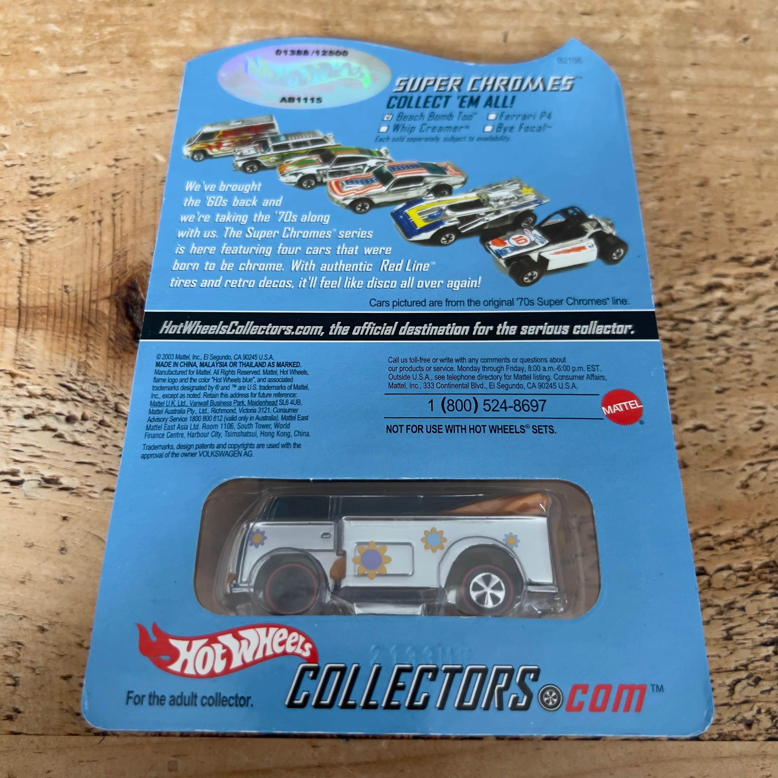 Hot Wheels RLC Super Chromes Beach Bomb Too Error - Image 2