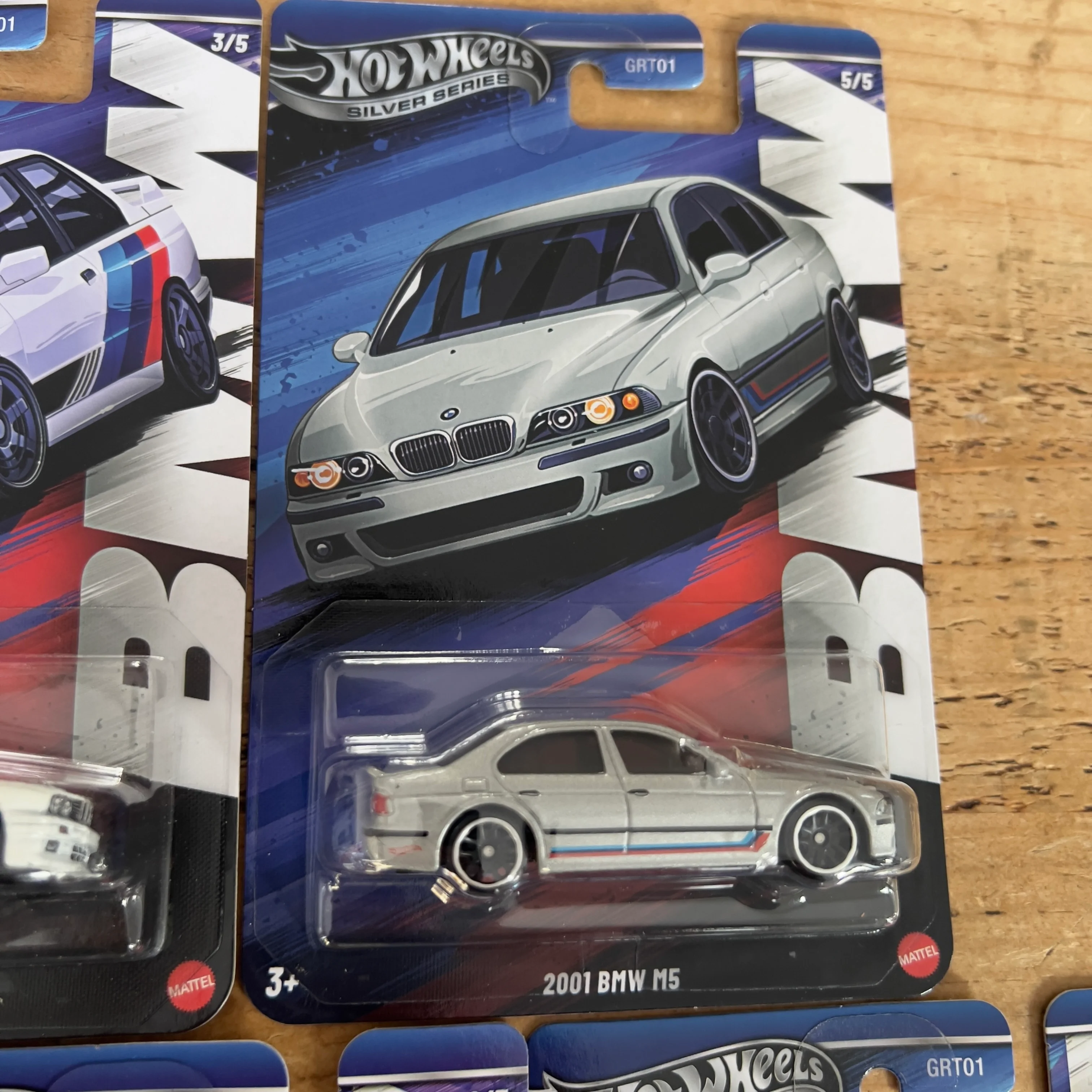 Hot Wheels Silver Series BMW Full Set Of 5 - Image 3