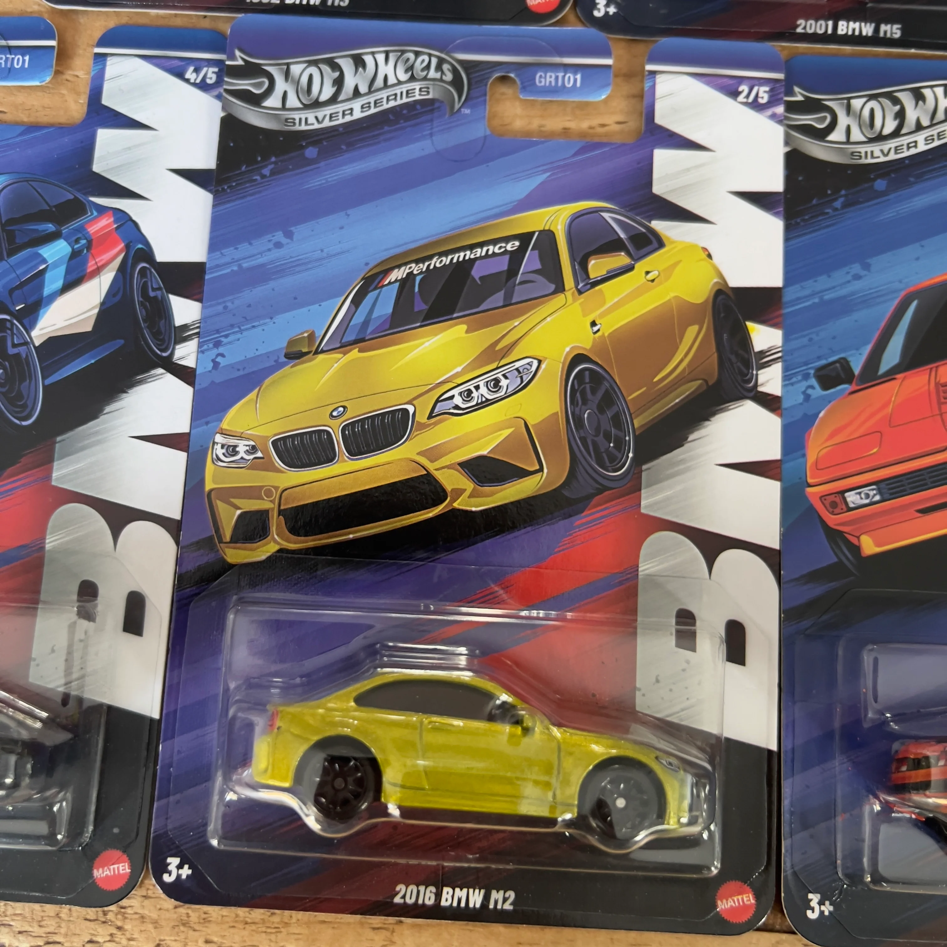 Hot Wheels Silver Series BMW Full Set Of 5 - Image 5