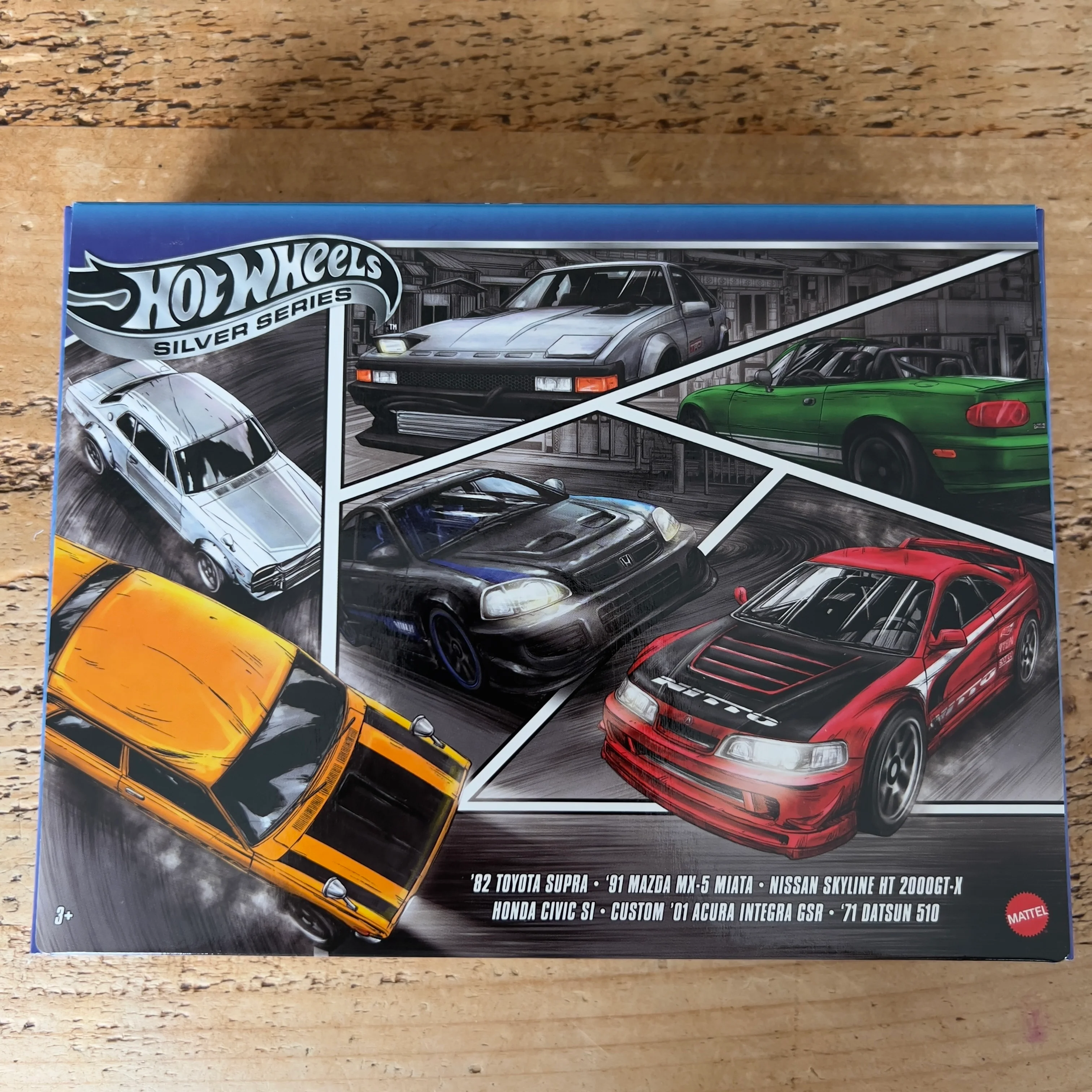 Hot Wheels Silver Series JDM 6 Pack
