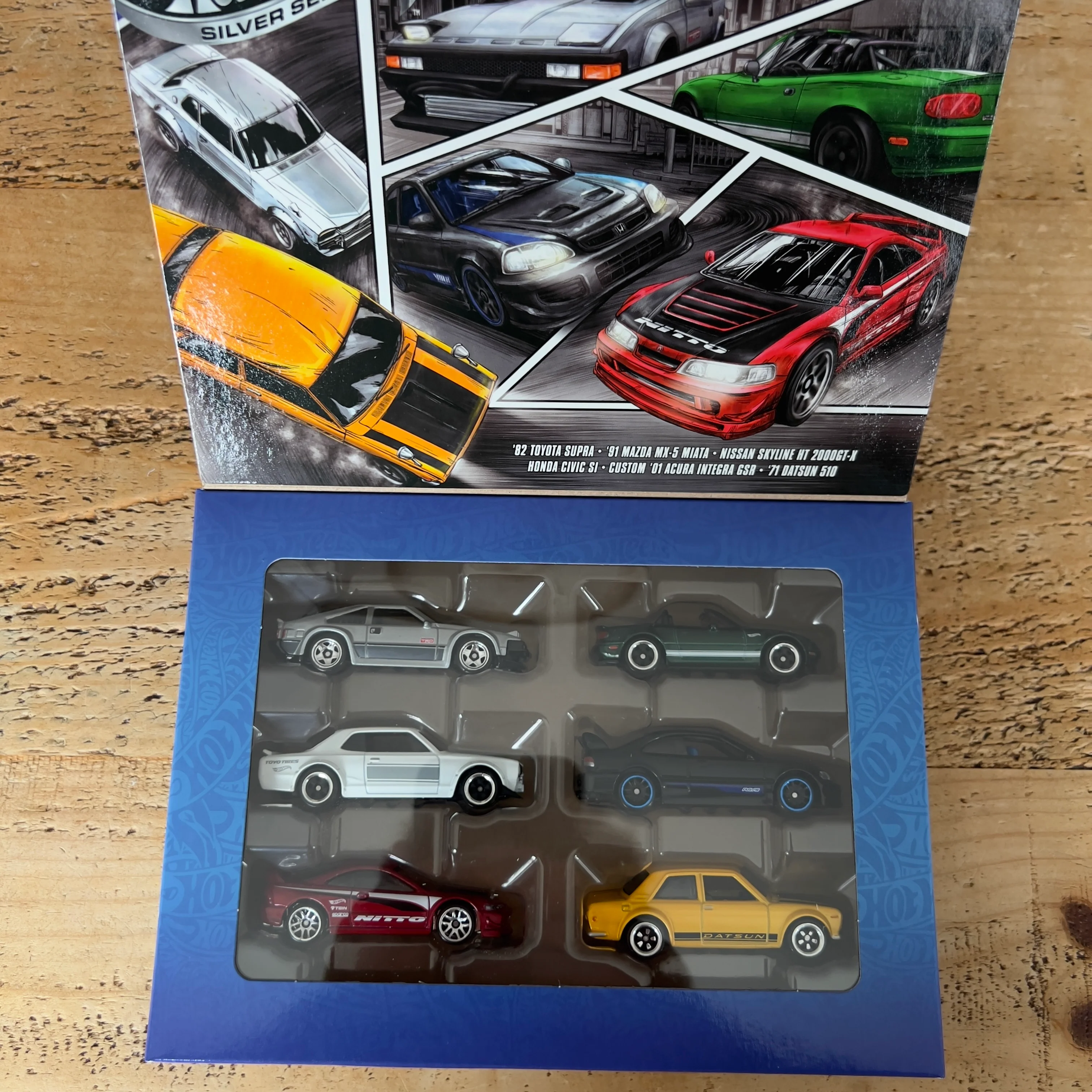 Hot Wheels Silver Series JDM 6 Pack - Image 2