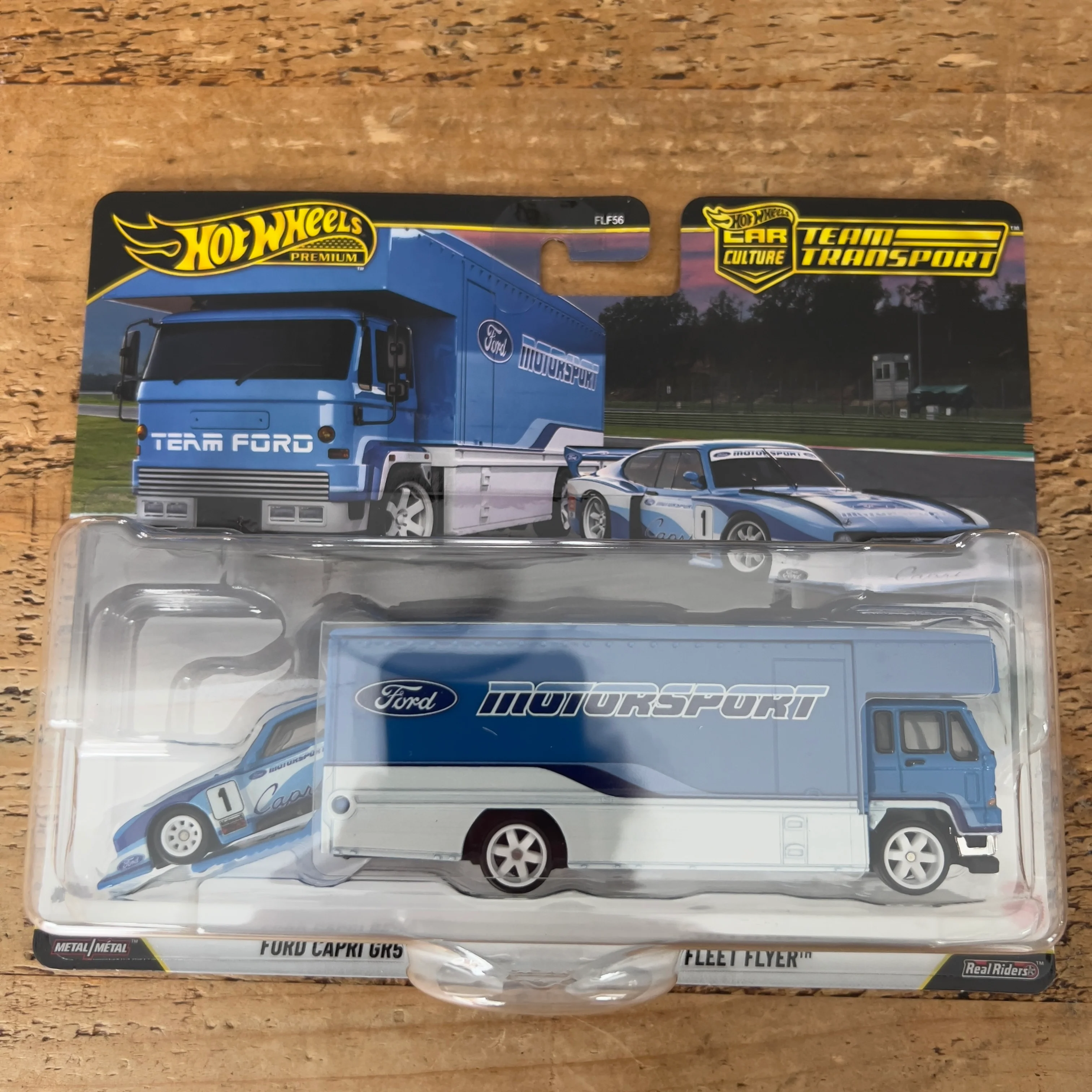 Hot Wheels Team Transport Ford Capri GR5 & Fleet Flyer #88
