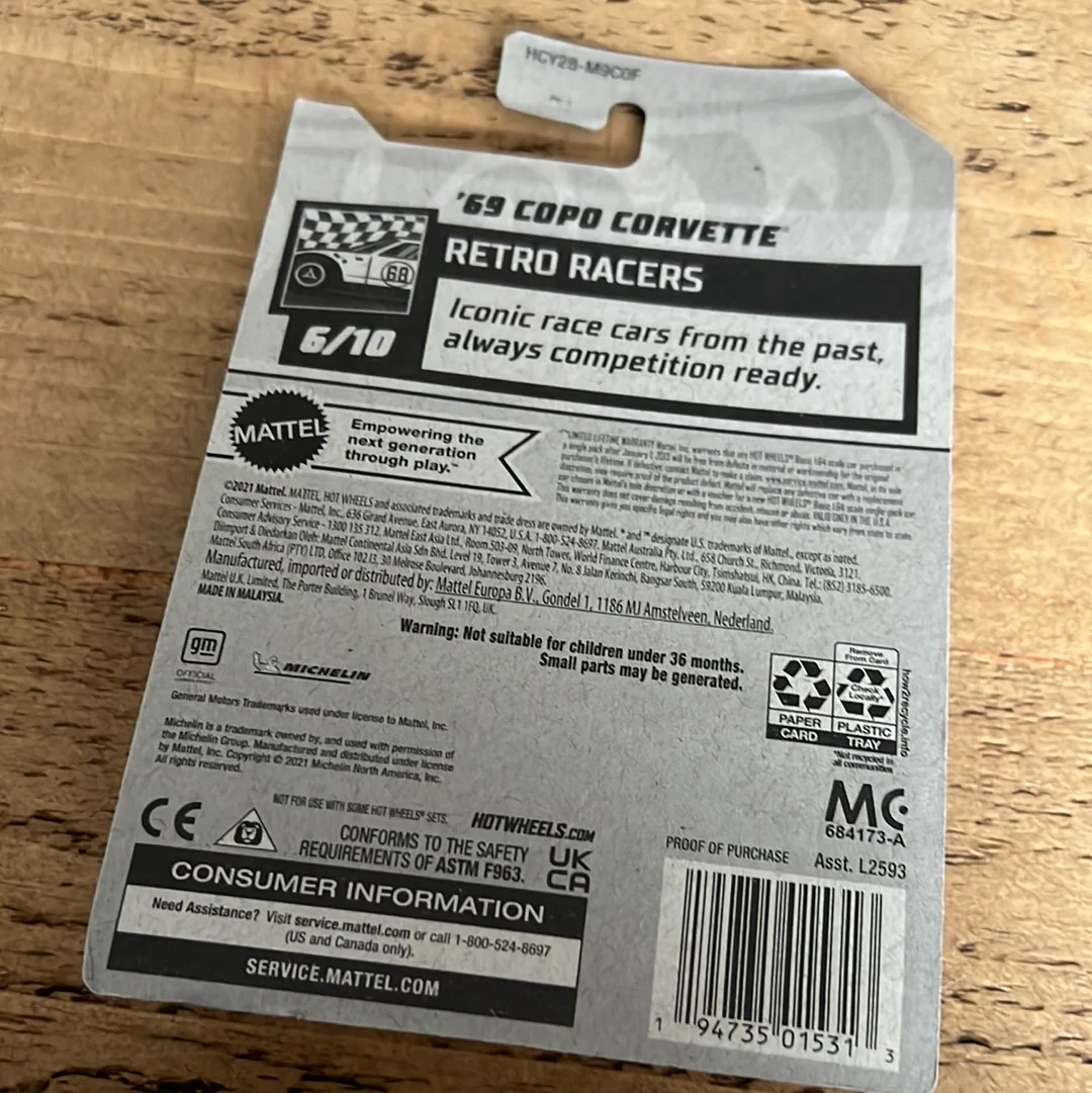 Hot Wheels Zamac US Exclusive Copo Corvette - Image 6