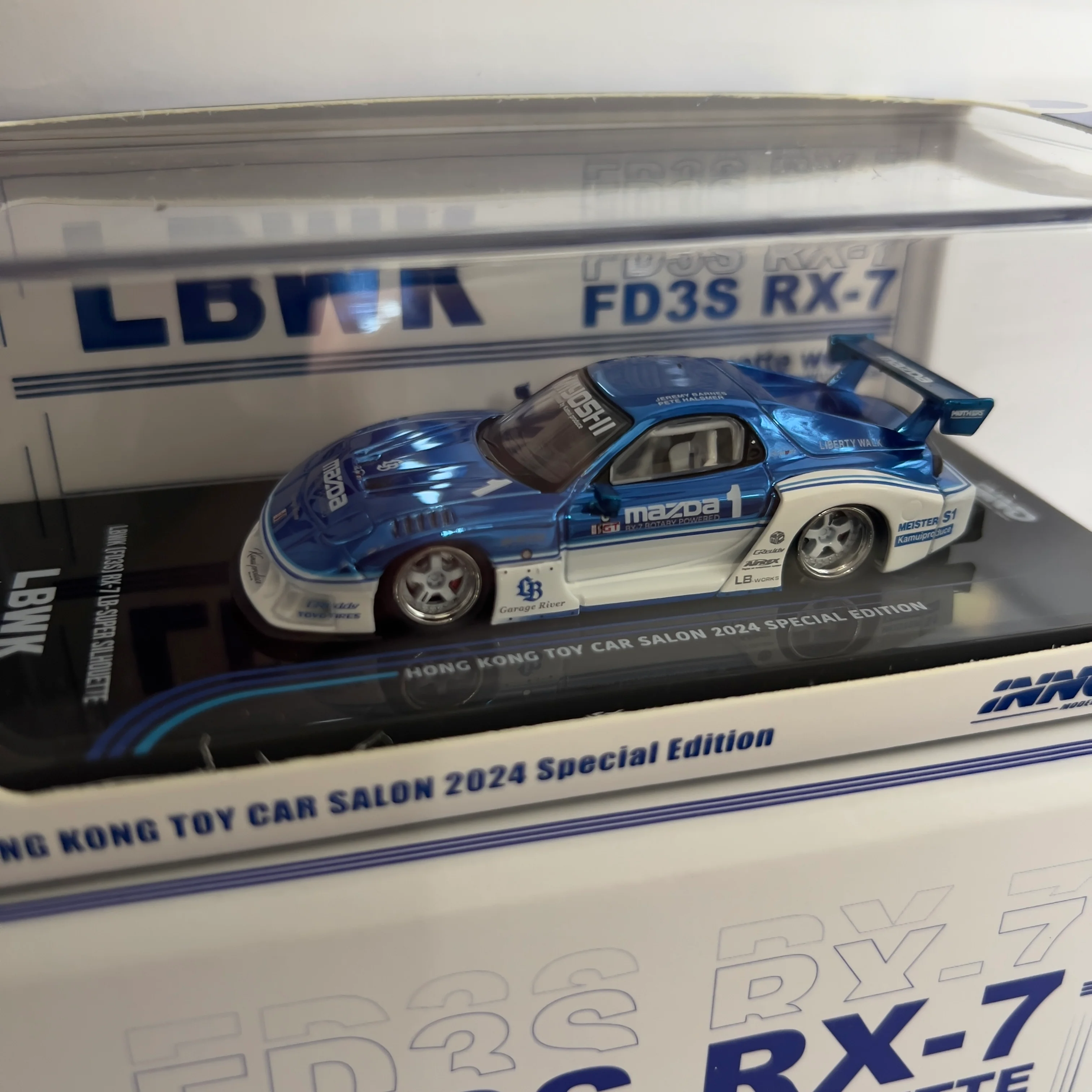 Inno64 Hong Kong Toy Car Salon Mazda RX7 LB Super Silhouette Chase - Image 2