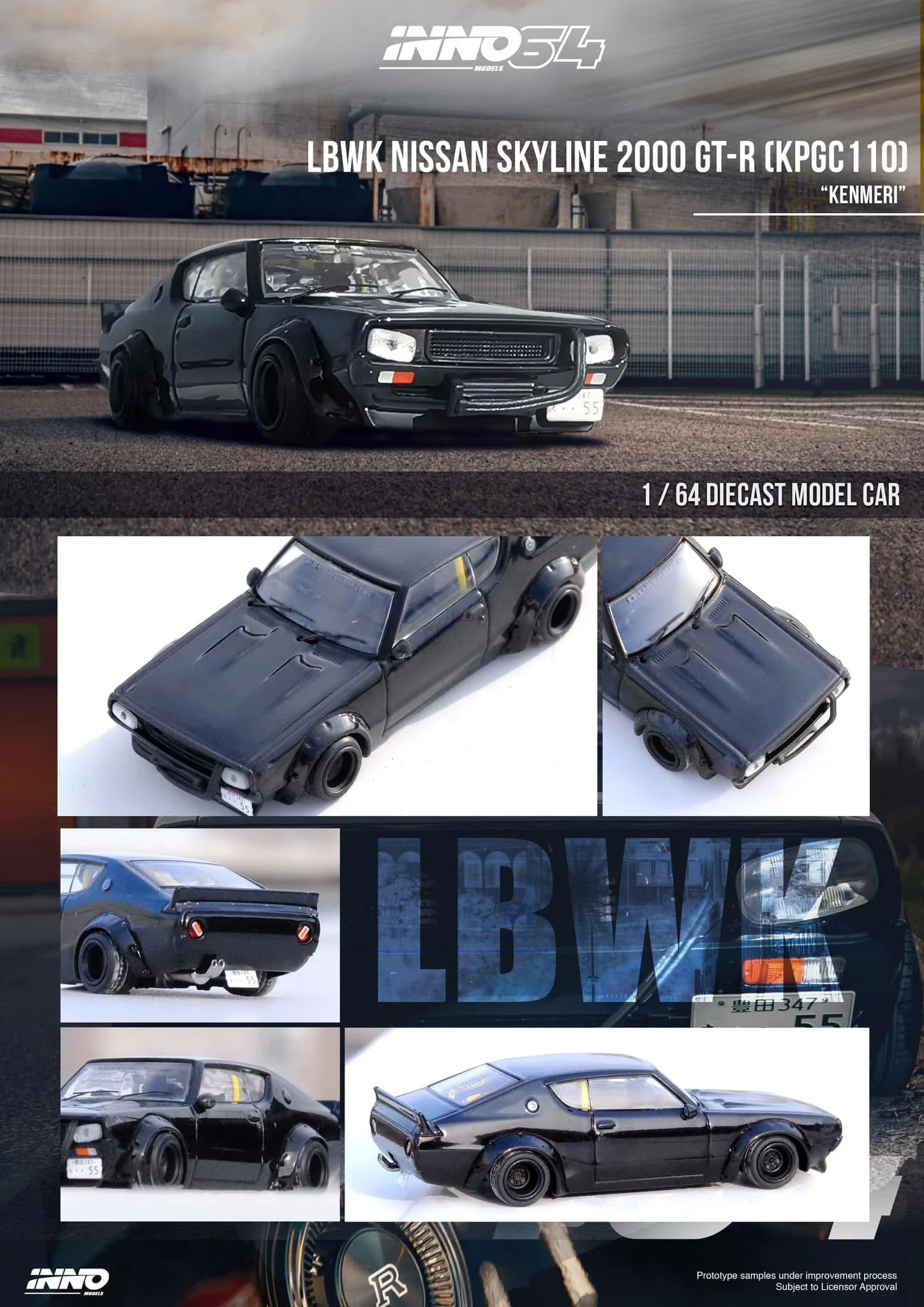 Inno64 LB Works Nissan Skyline 2000 GTR KPGC110