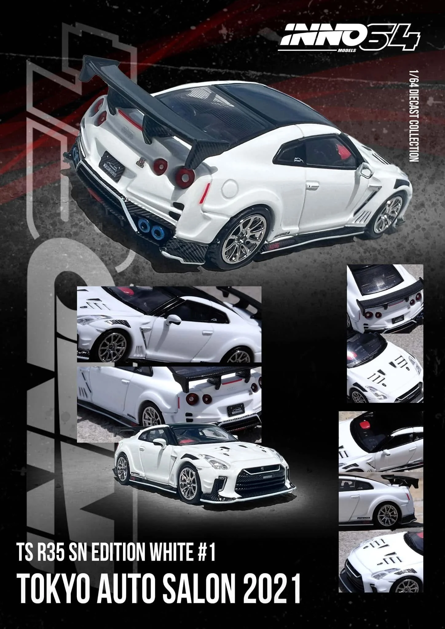 Inno64 Nissan R35 GTR Top Secret Tokyo Auto Salon 2021